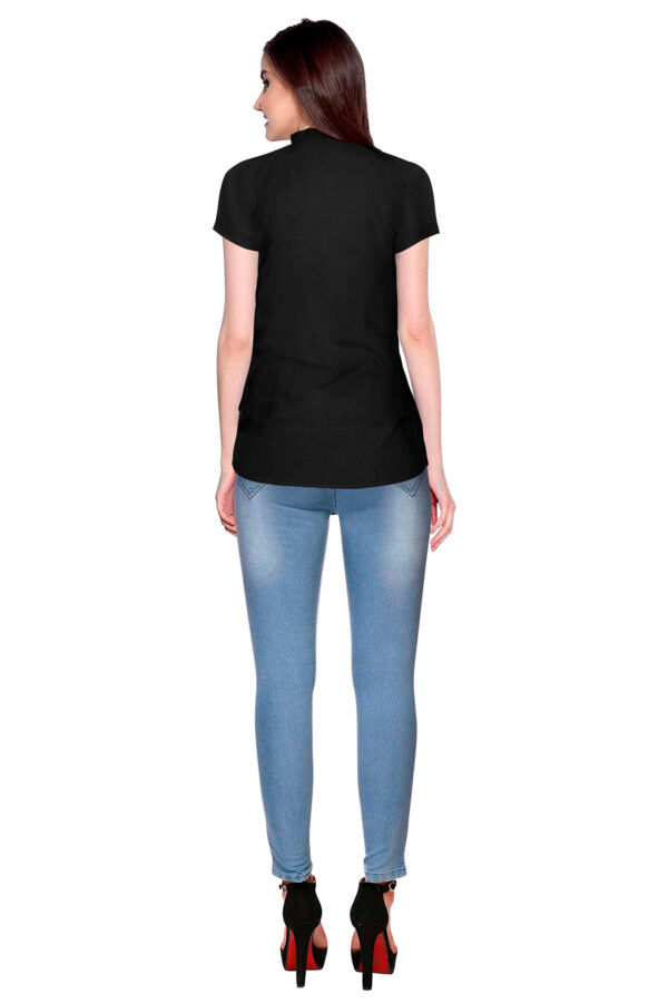 Black Sleeves Designer Top - Image 2