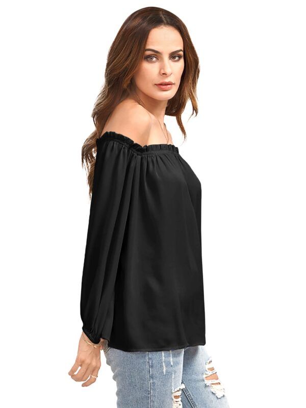 Black Round neck Top for women/girls - Image 4