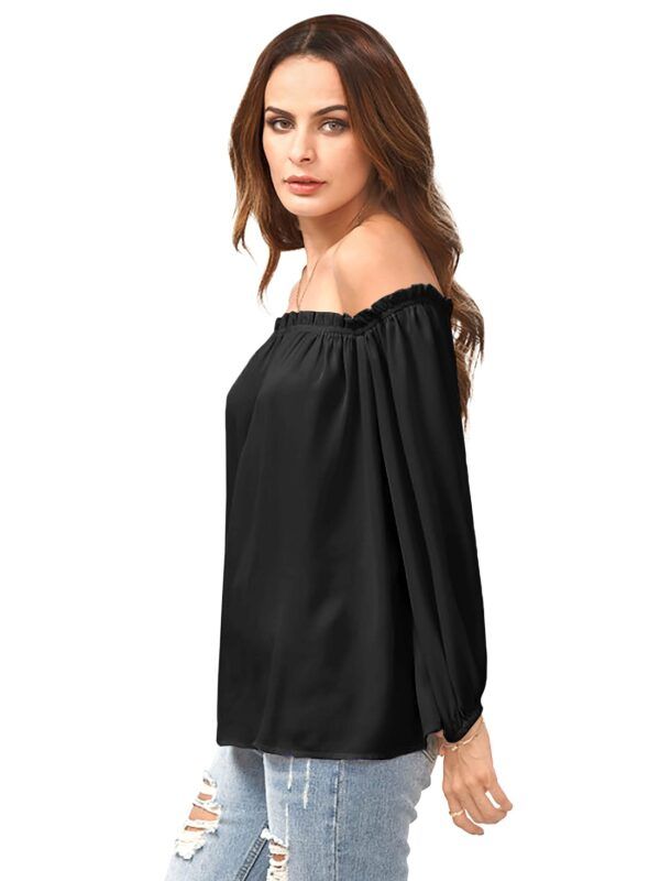 Black Round neck Top for women/girls - Image 3