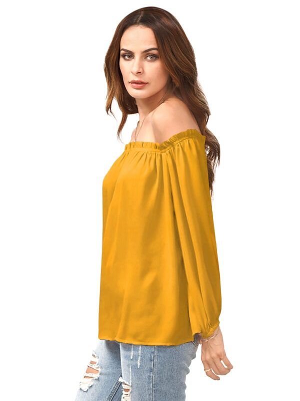 Gorgeous Yellow Casual Top - Image 3