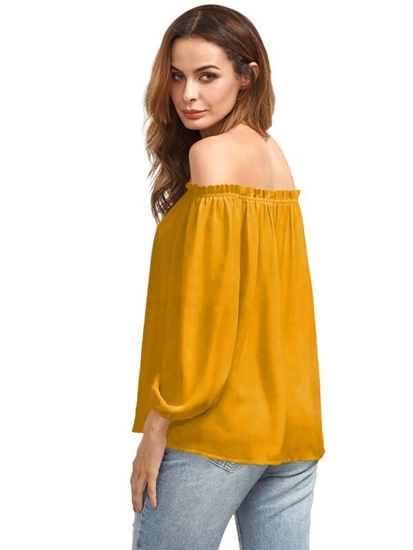 Gorgeous Yellow Casual Top - Image 2