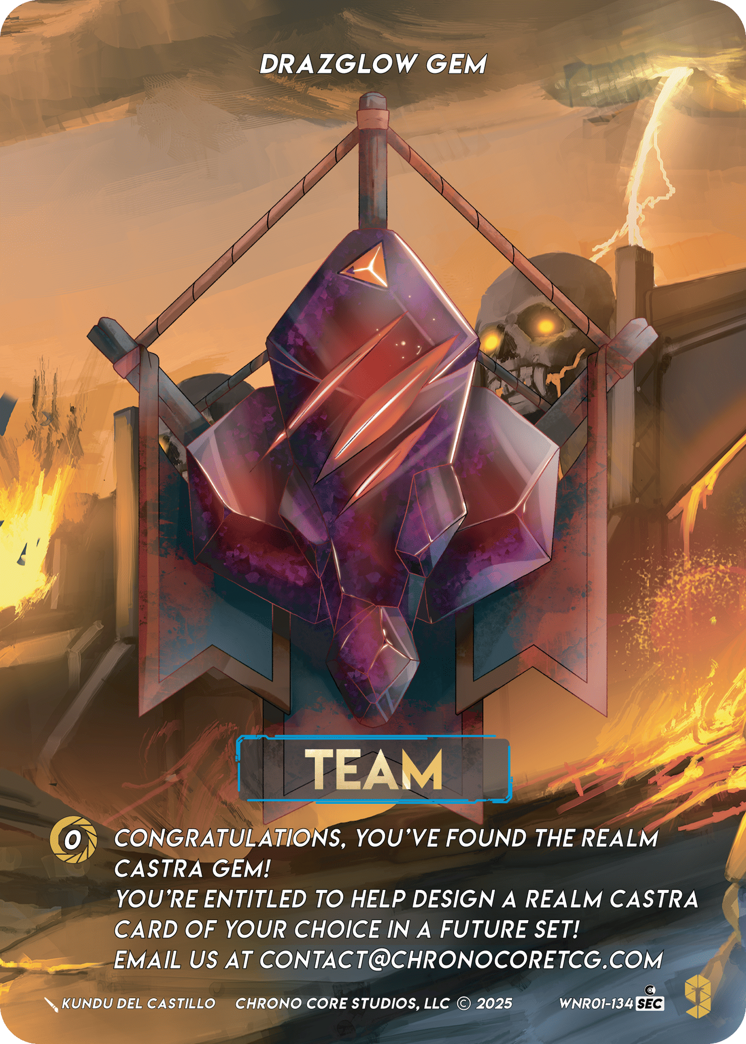 Drazglow Gem — War of the Nine Realms — Chrono Core