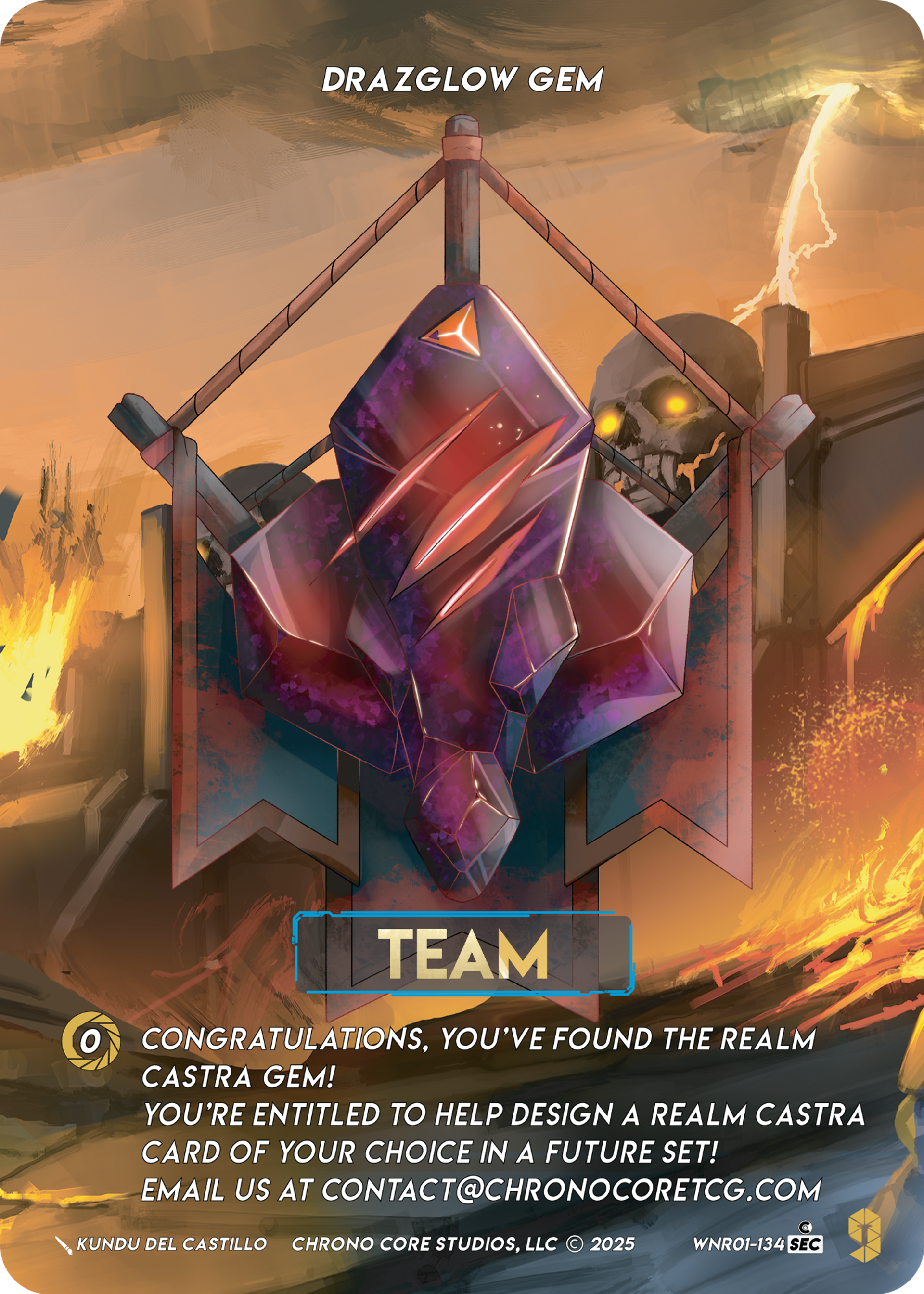 Drazglow Gem — War of the Nine Realms — Chrono Core