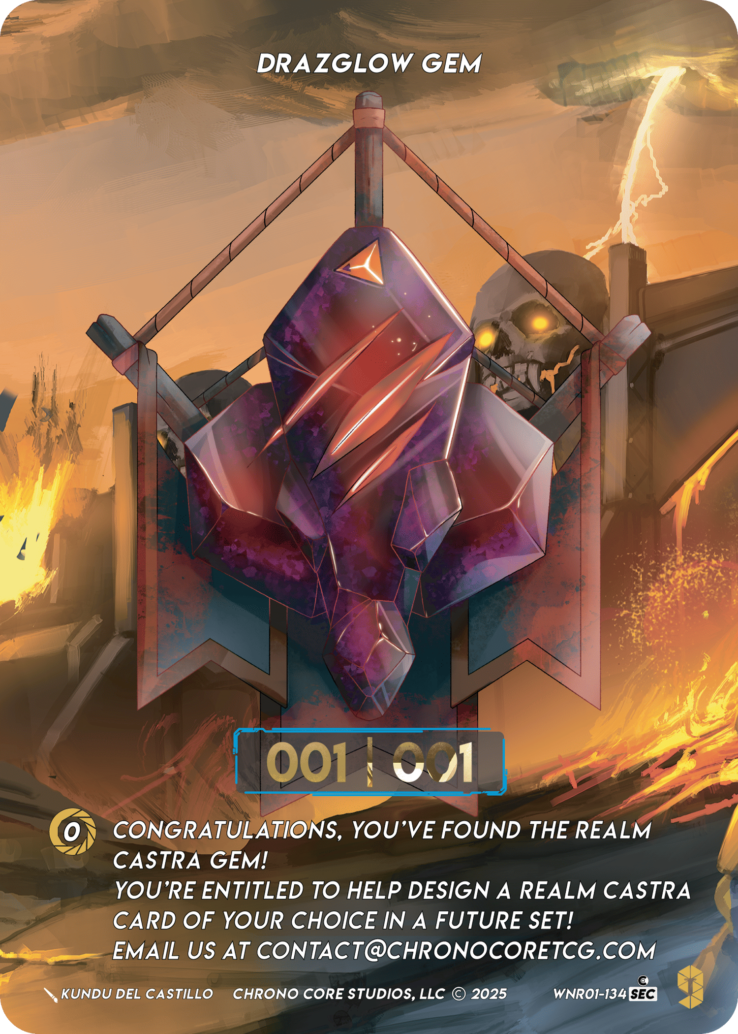 Drazglow Gem — War of the Nine Realms — Chrono Core