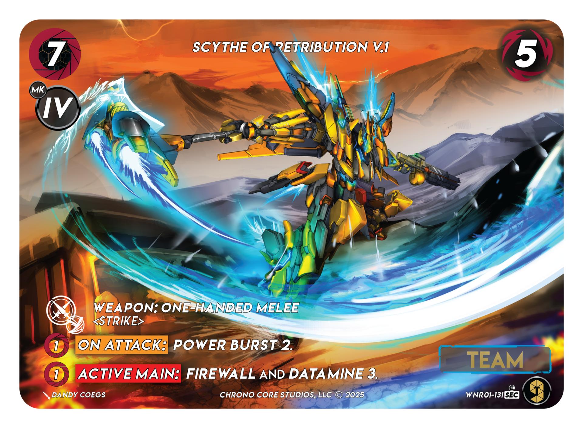 Scythe of Retribution V.1 — War of the Nine Realms — Chrono Core