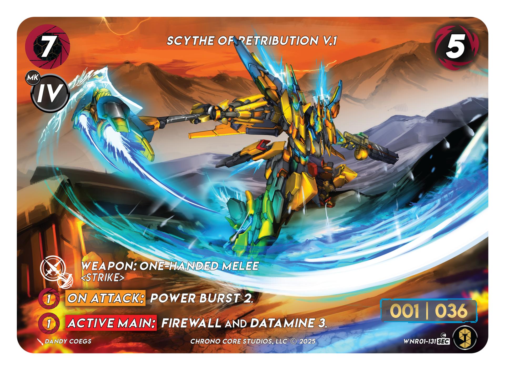 Scythe of Retribution V.1 — War of the Nine Realms — Chrono Core