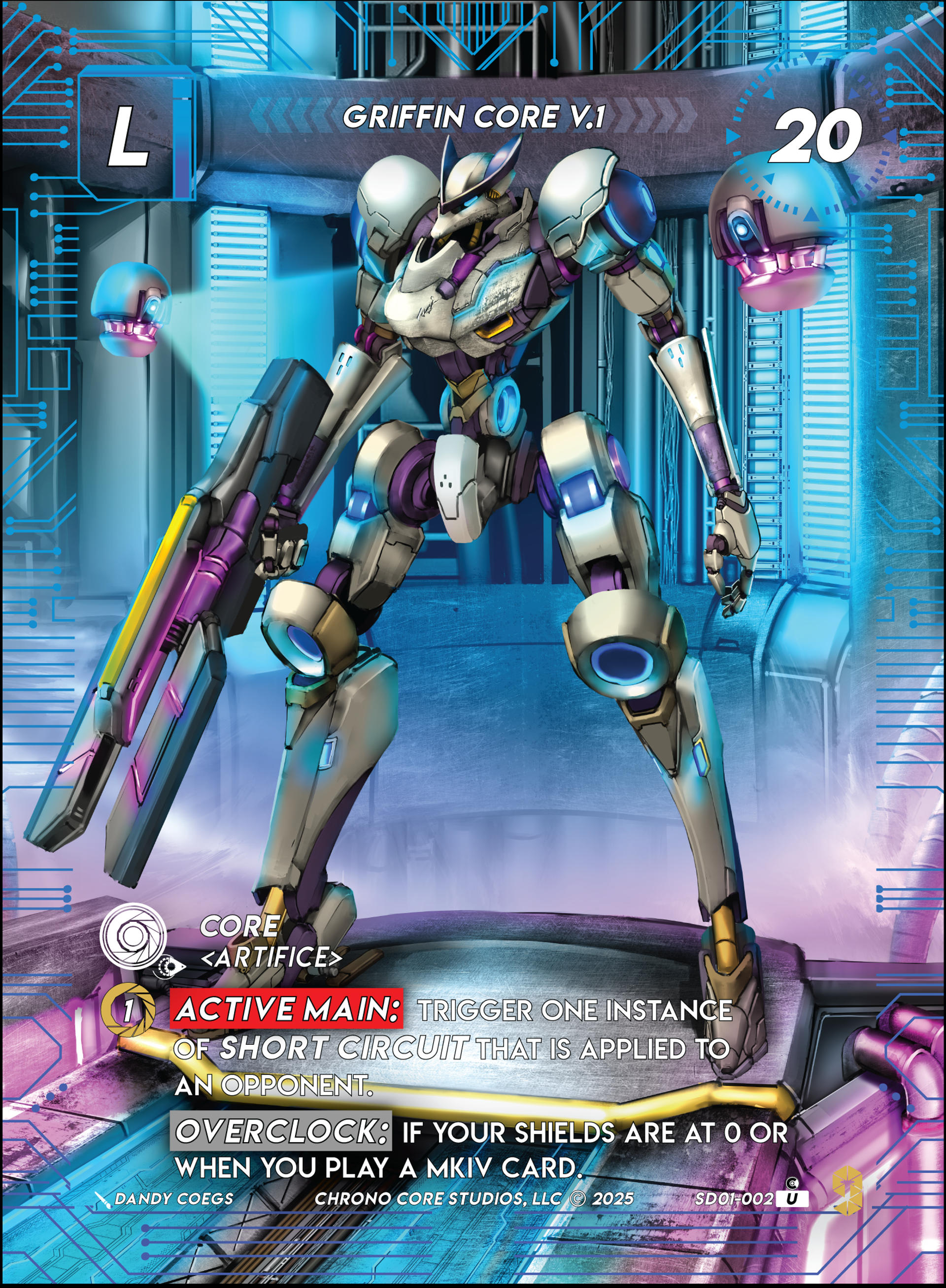 Griffin Core V.1 — Chaos Ensuing Structure Deck — Chrono Core