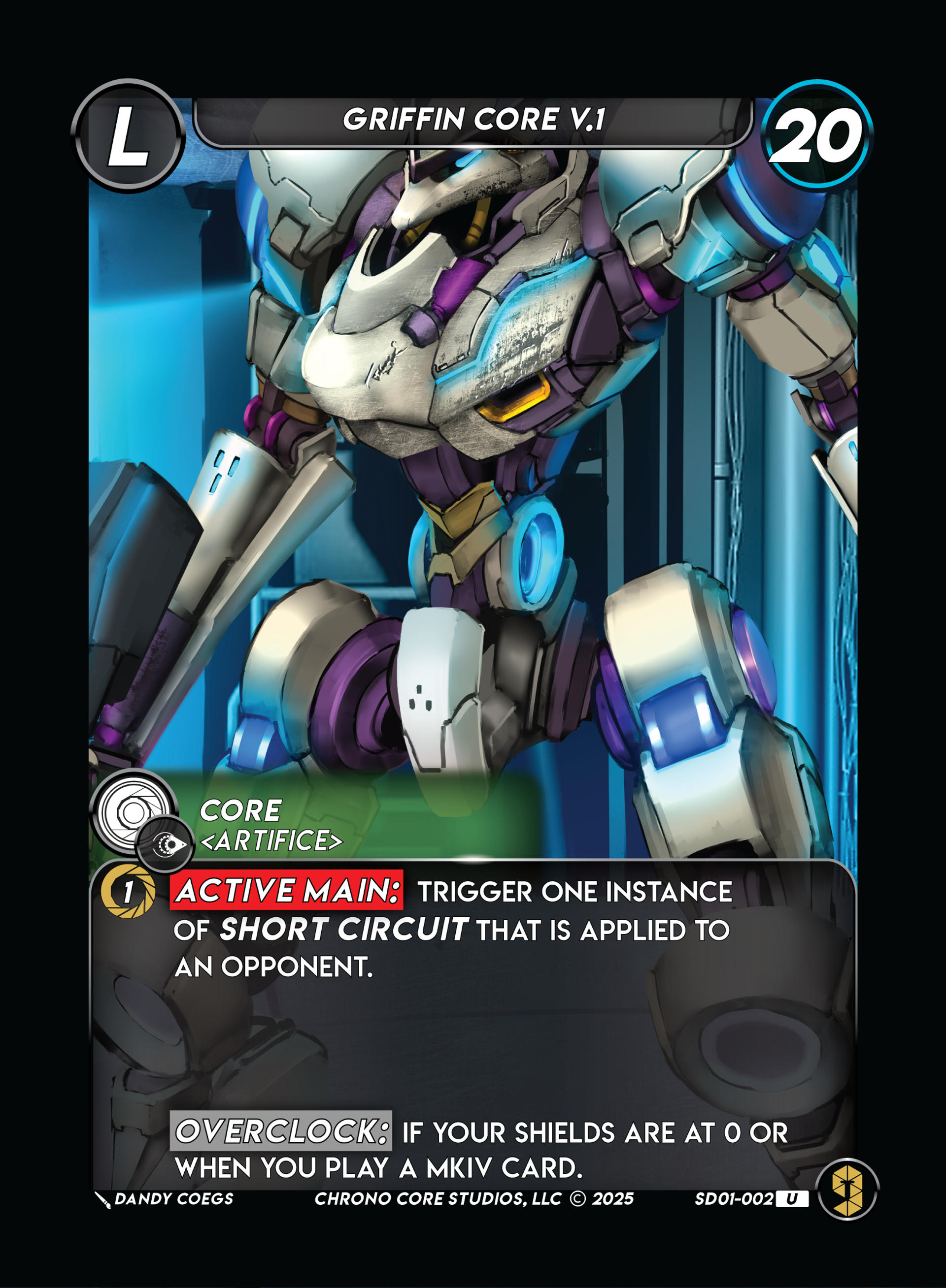 Griffin Core V.1 — Chaos Ensuing Structure Deck — Chrono Core