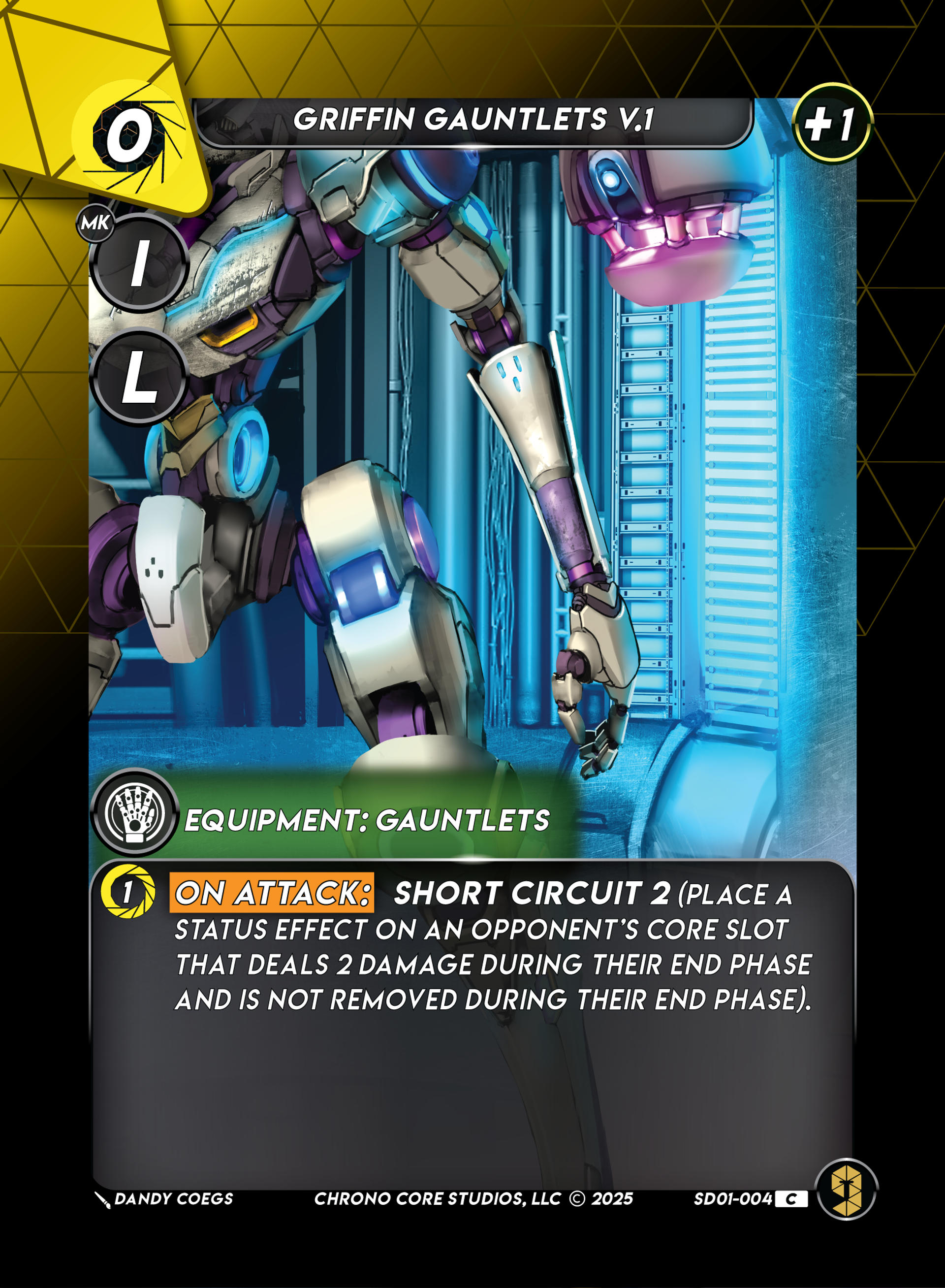 Griffin Gauntlets V.1 — Chaos Ensuing Structure Deck — Chrono Core