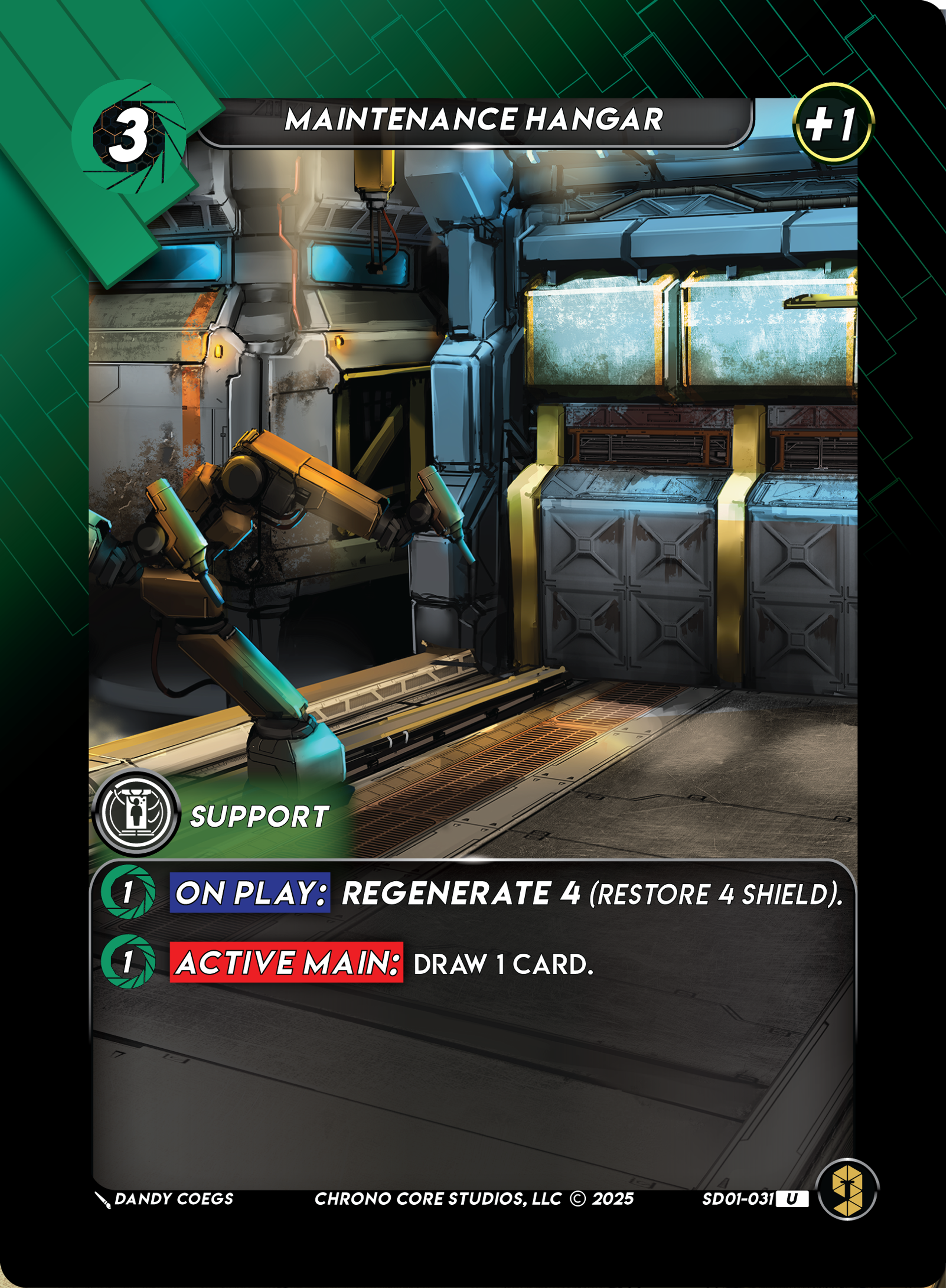 Maintenance Hangar — Chaos Ensuing Structure Deck — Chrono Core