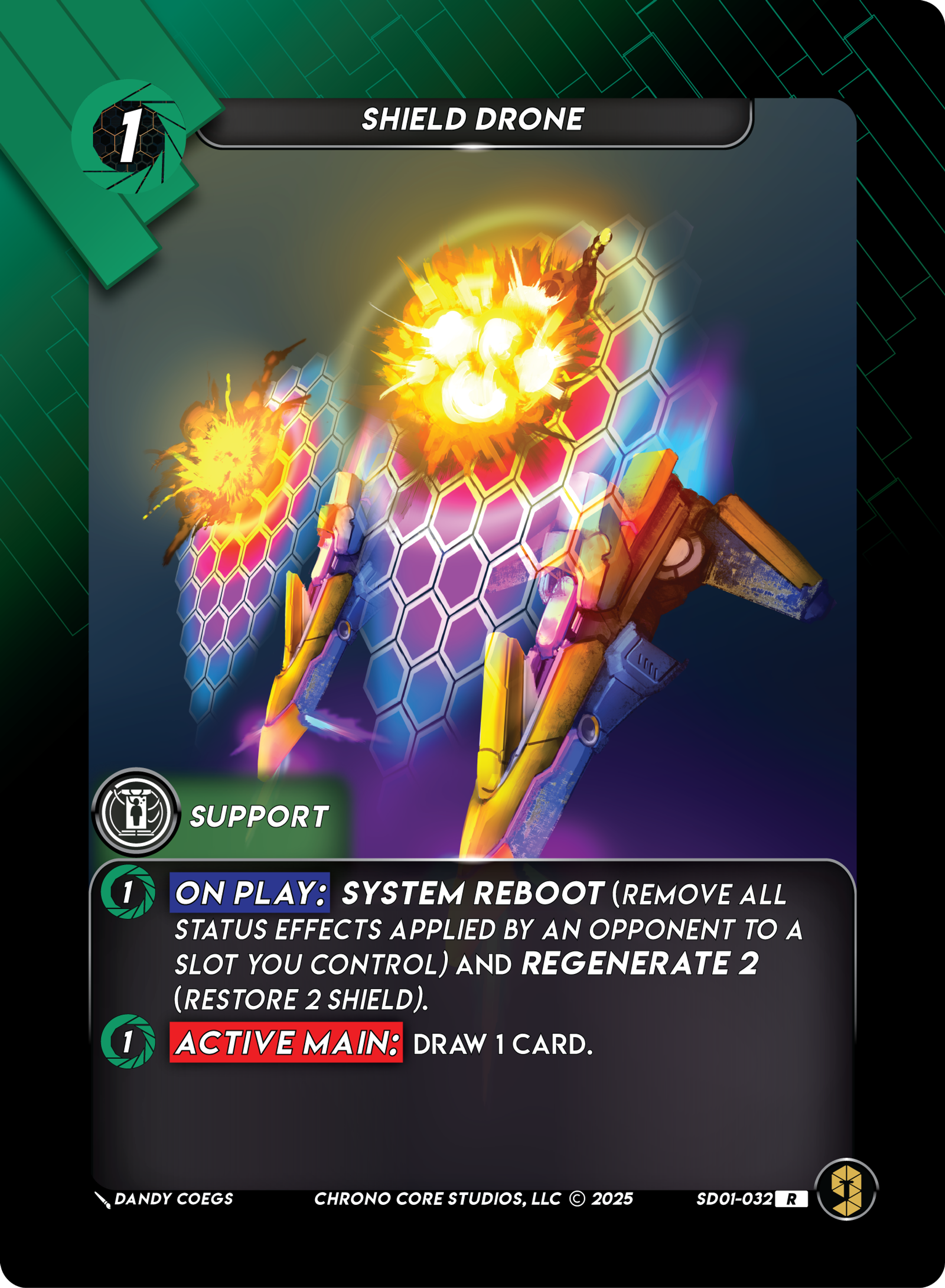 Shield Drone — Chaos Ensuing Structure Deck — Chrono Core