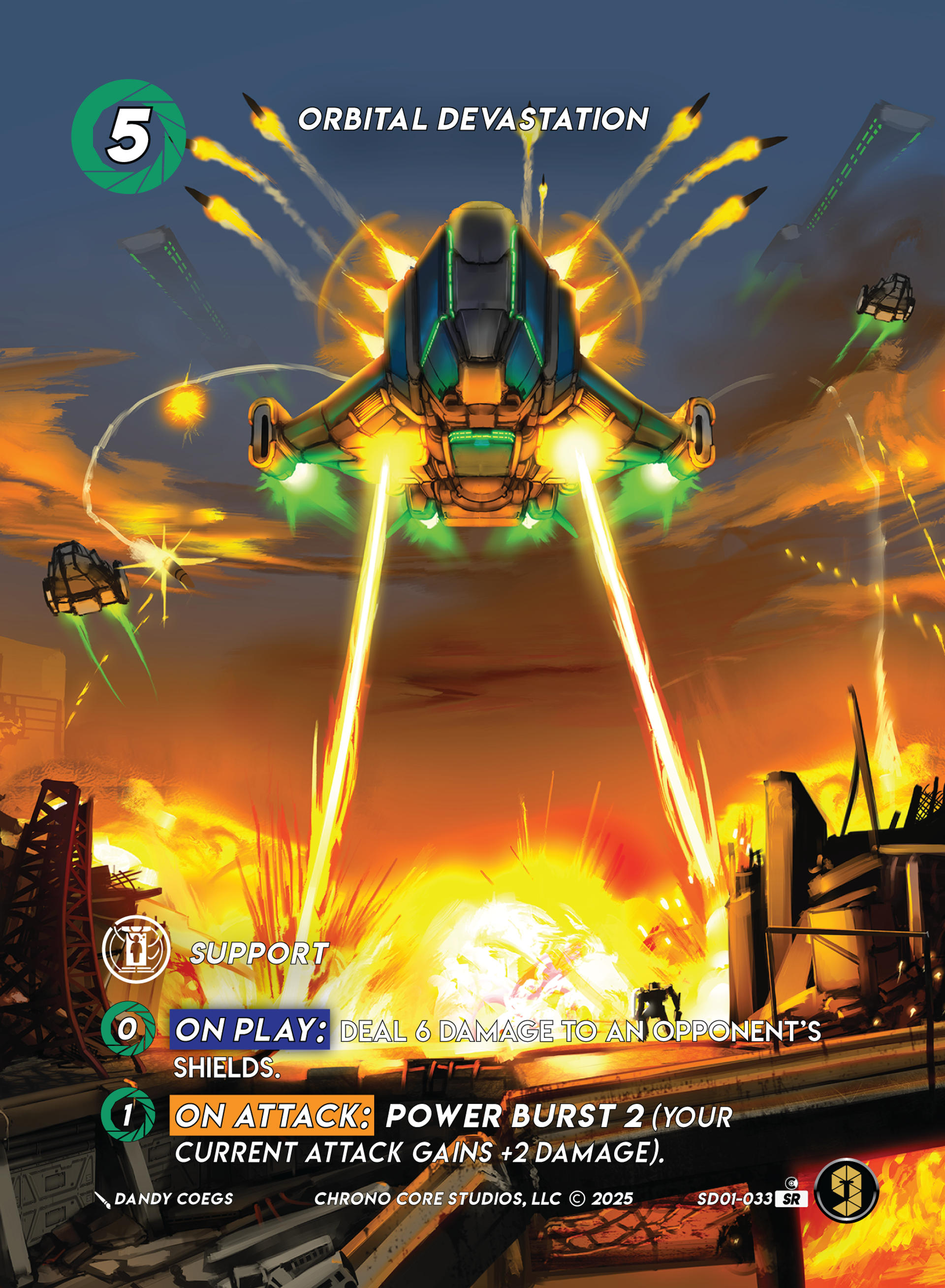 Orbital Devastation — Chaos Ensuing Structure Deck — Chrono Core
