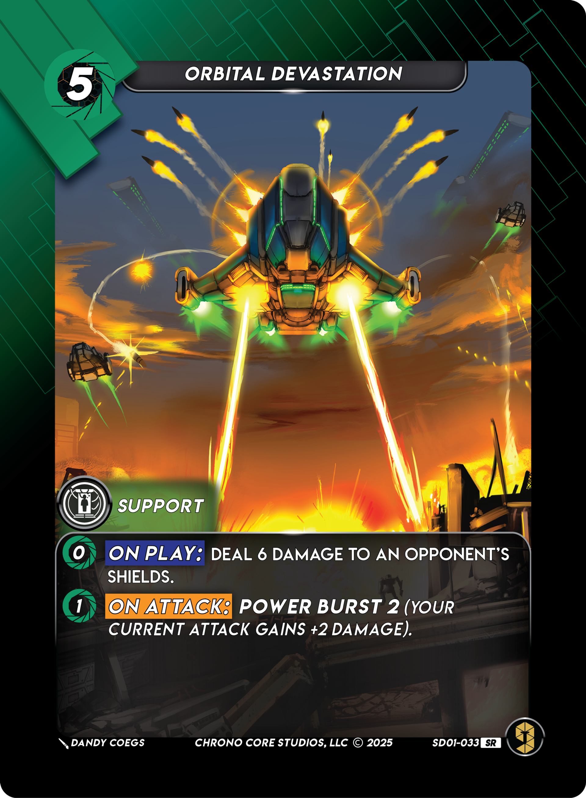 Orbital Devastation — Chaos Ensuing Structure Deck — Chrono Core