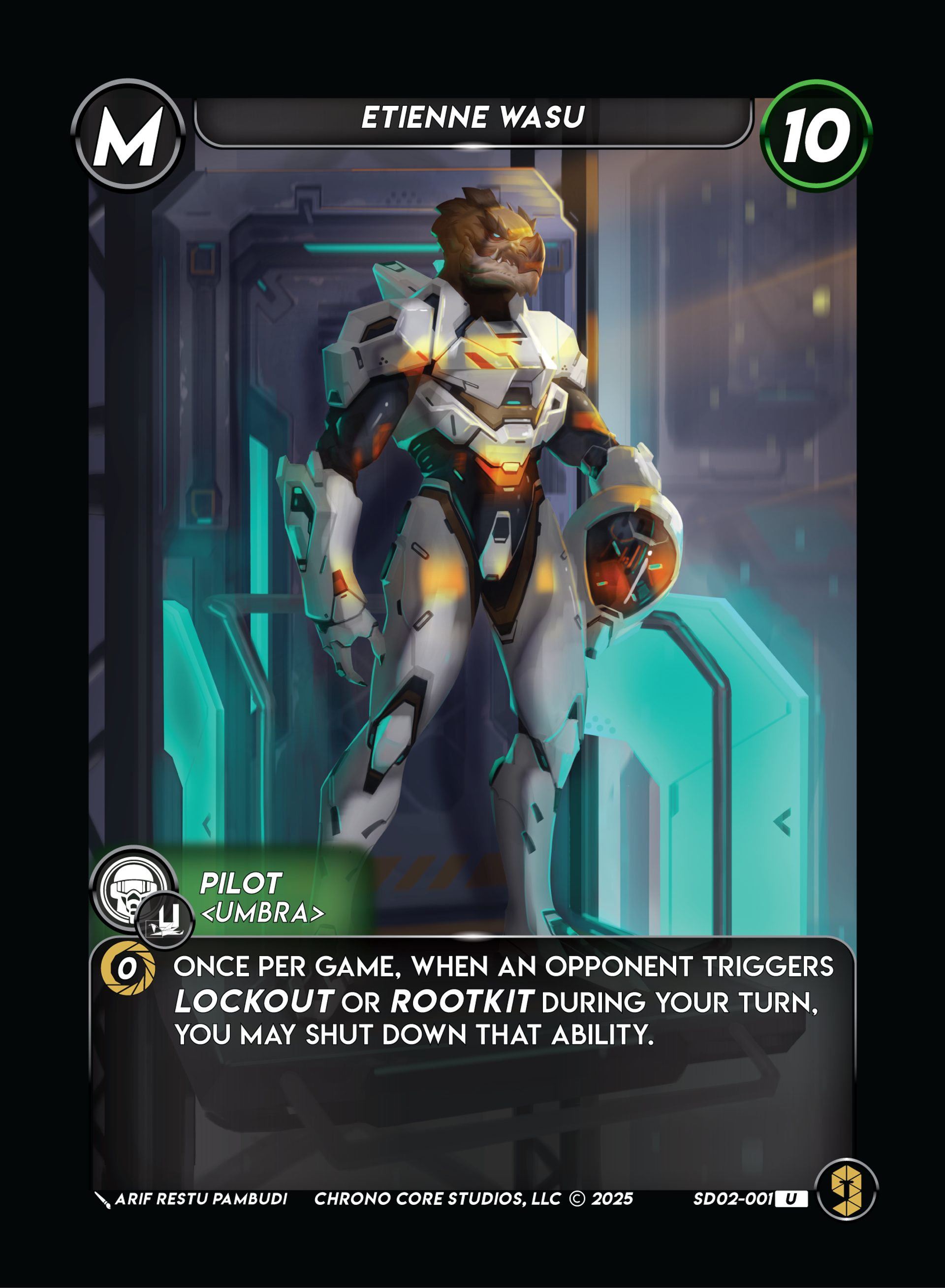 Etienne Wasu — Righteous Resolve Structure Deck — Chrono Core