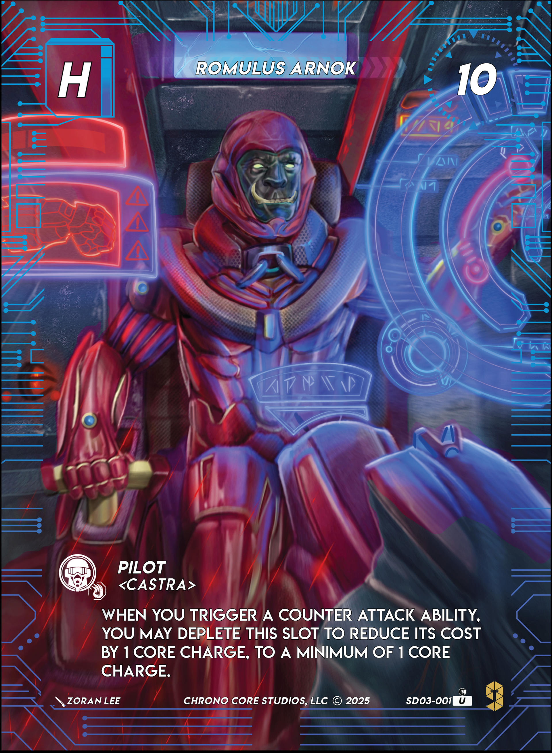 Romulus Arnok — Knight of Chaos Structure Deck — Chrono Core