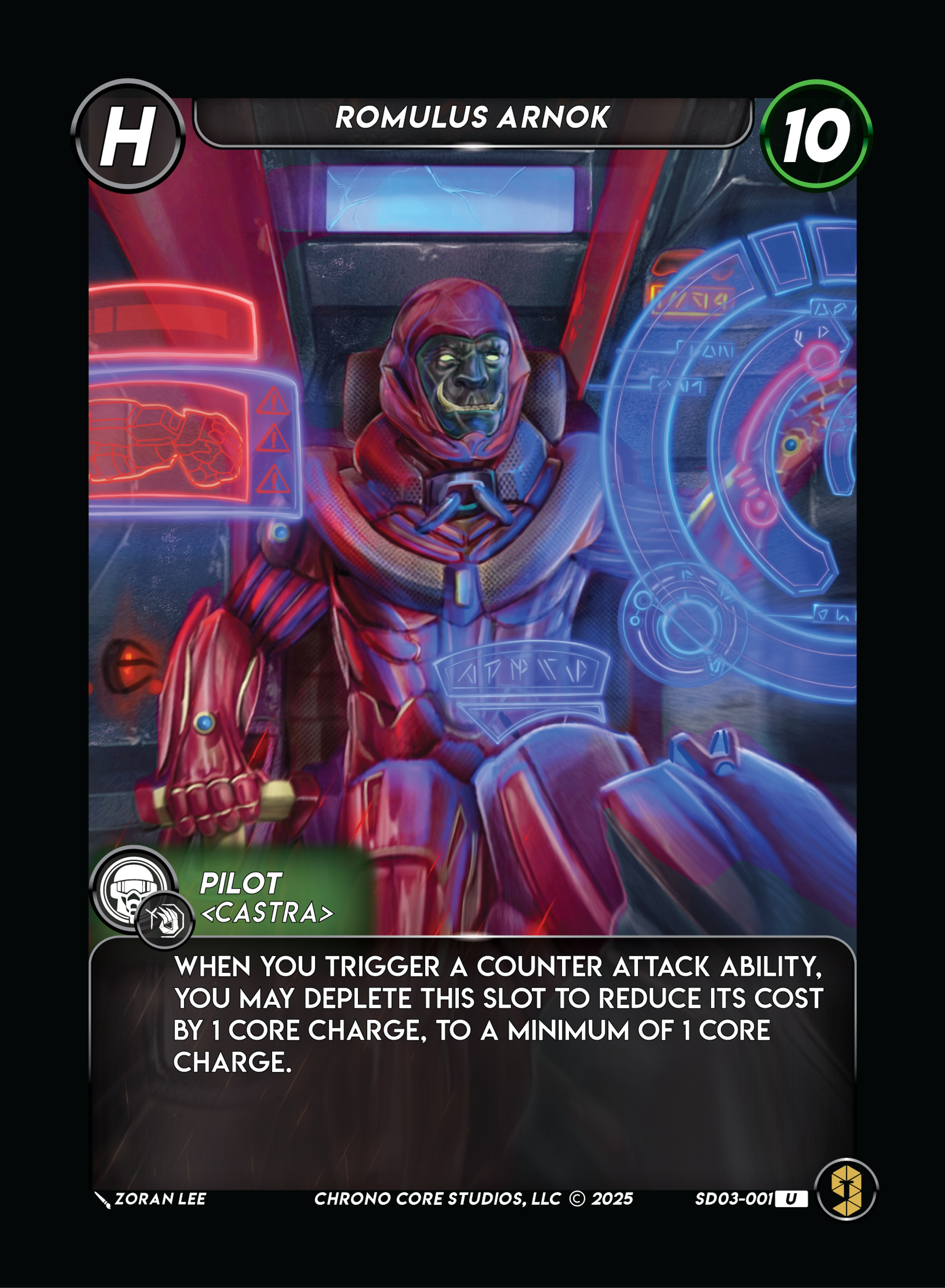 Romulus Arnok — Knight of Chaos Structure Deck — Chrono Core
