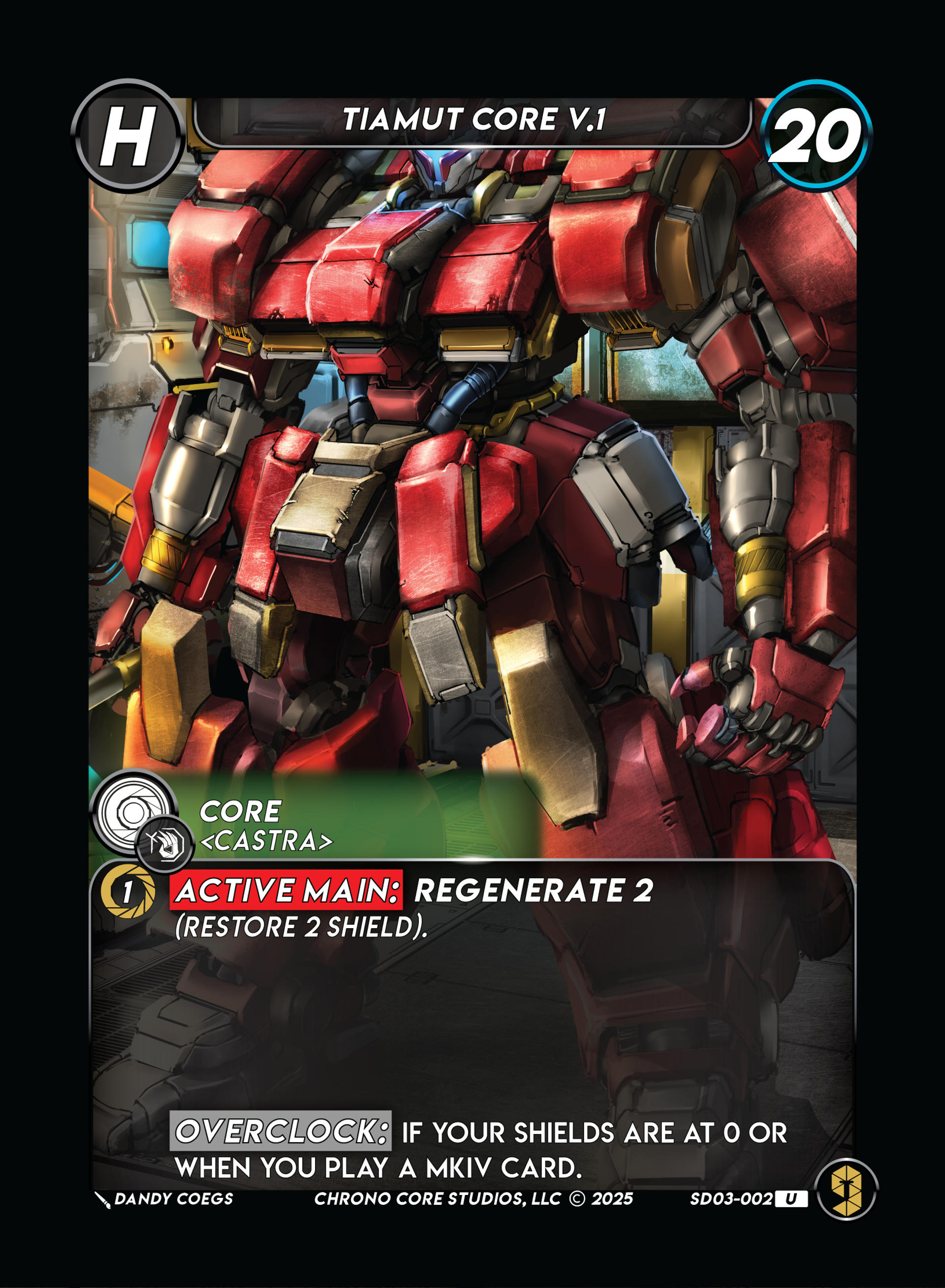 Tiamut Core V.1 — Knight of Chaos Structure Deck — Chrono Core