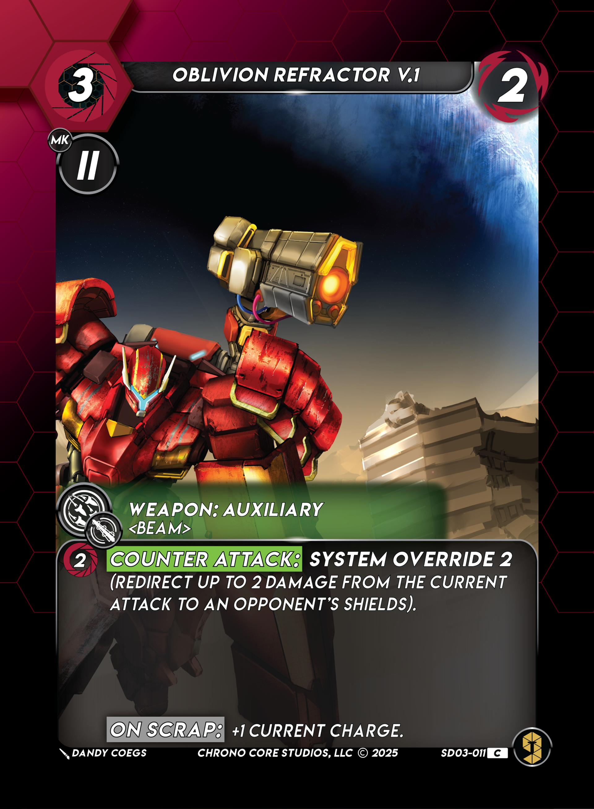Oblivion Refractor V.1 — Knight of Chaos Structure Deck — Chrono Core