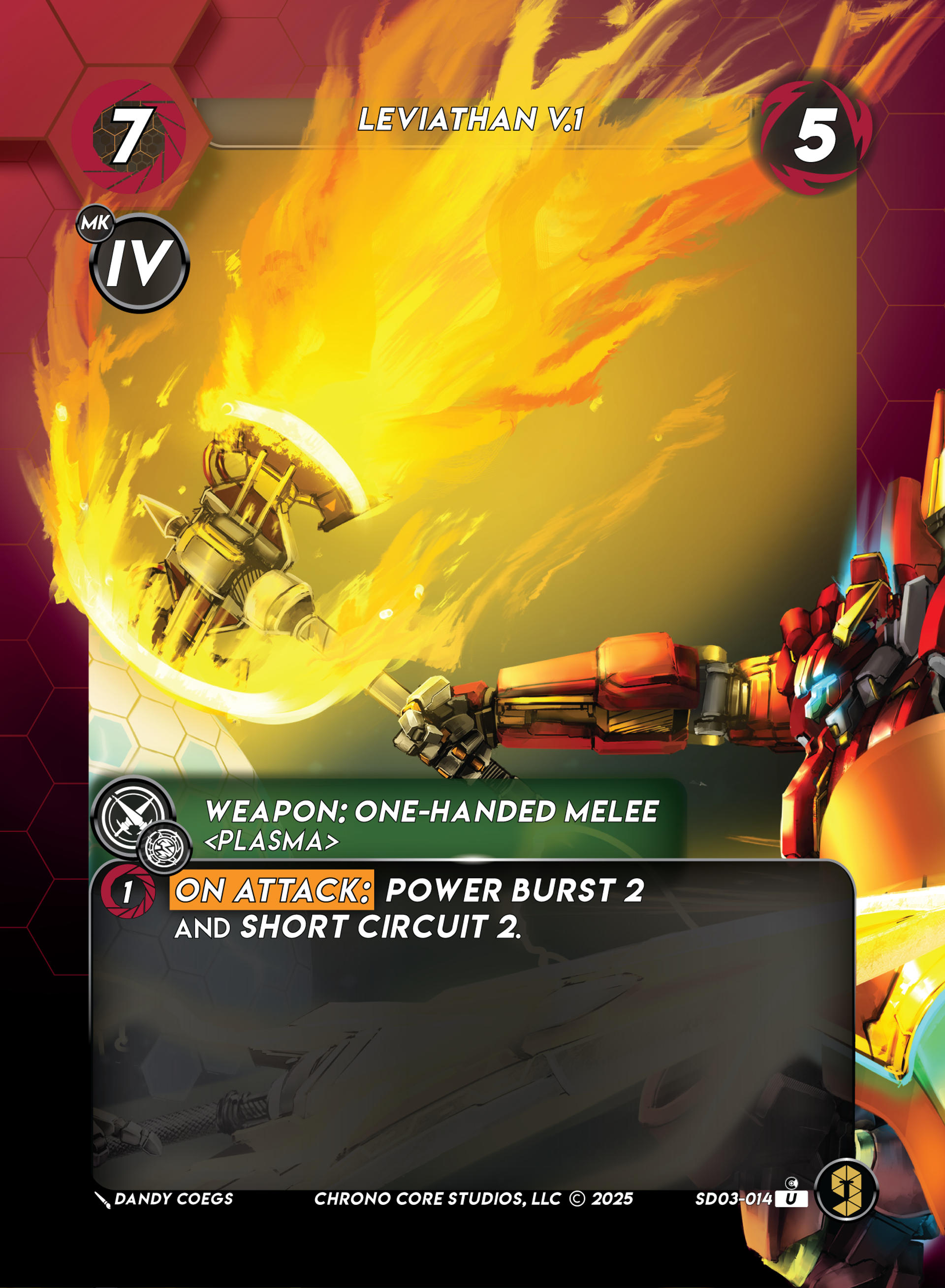 Leviathan V.1 — Knight of Chaos Structure Deck — Chrono Core