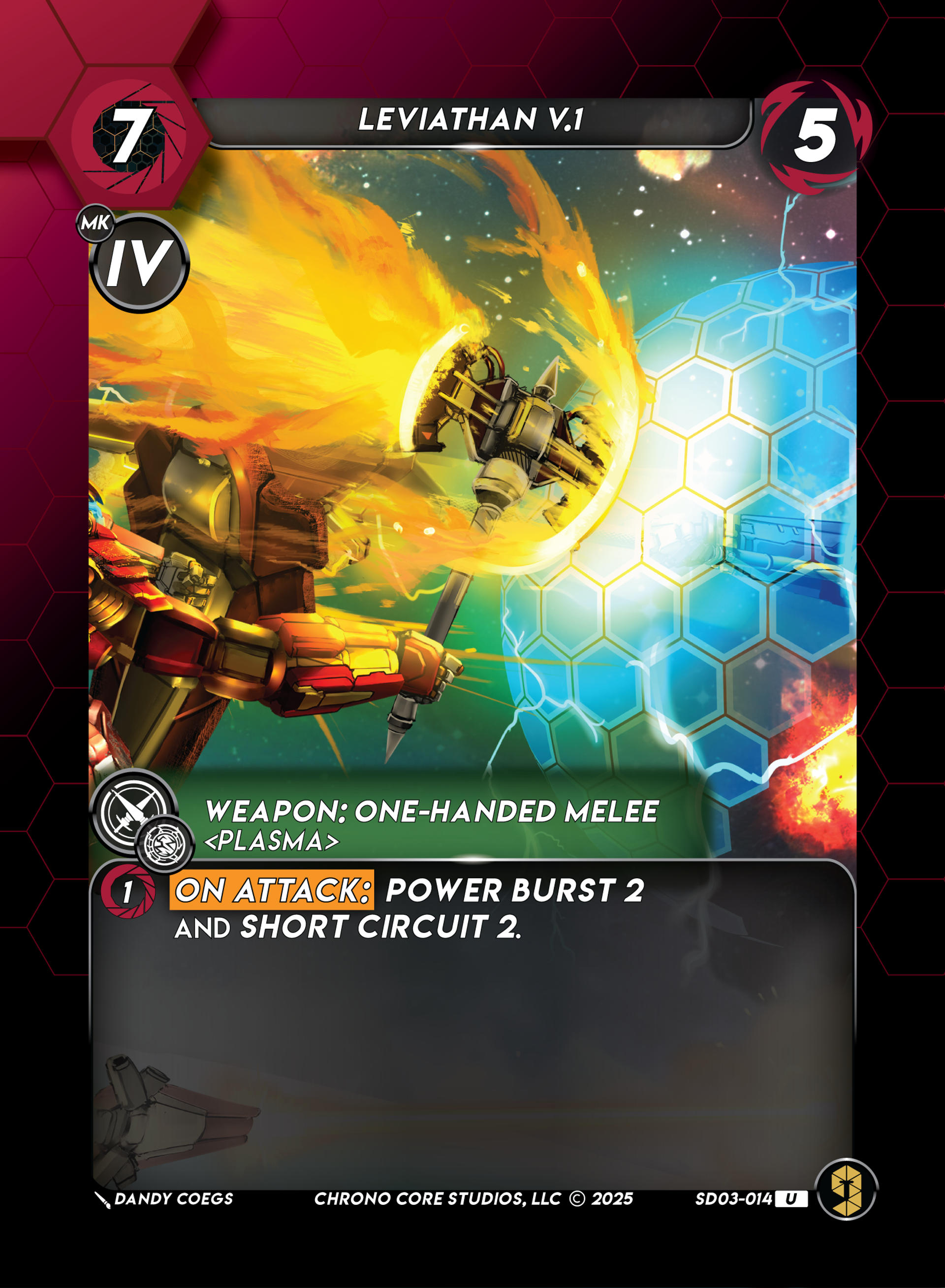 Leviathan V.1 — Knight of Chaos Structure Deck — Chrono Core