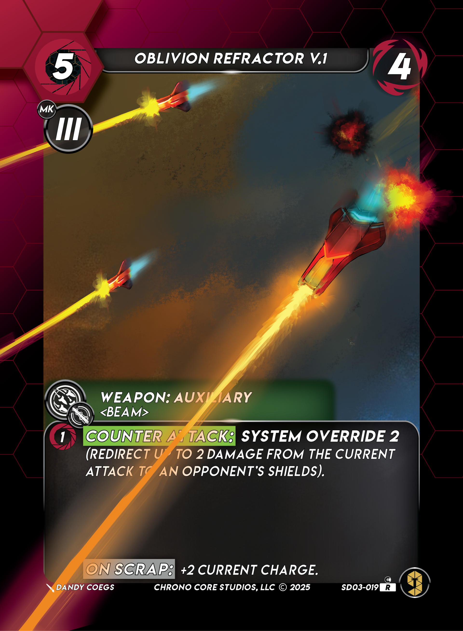 Oblivion Refractor V.1 — Knight of Chaos Structure Deck — Chrono Core