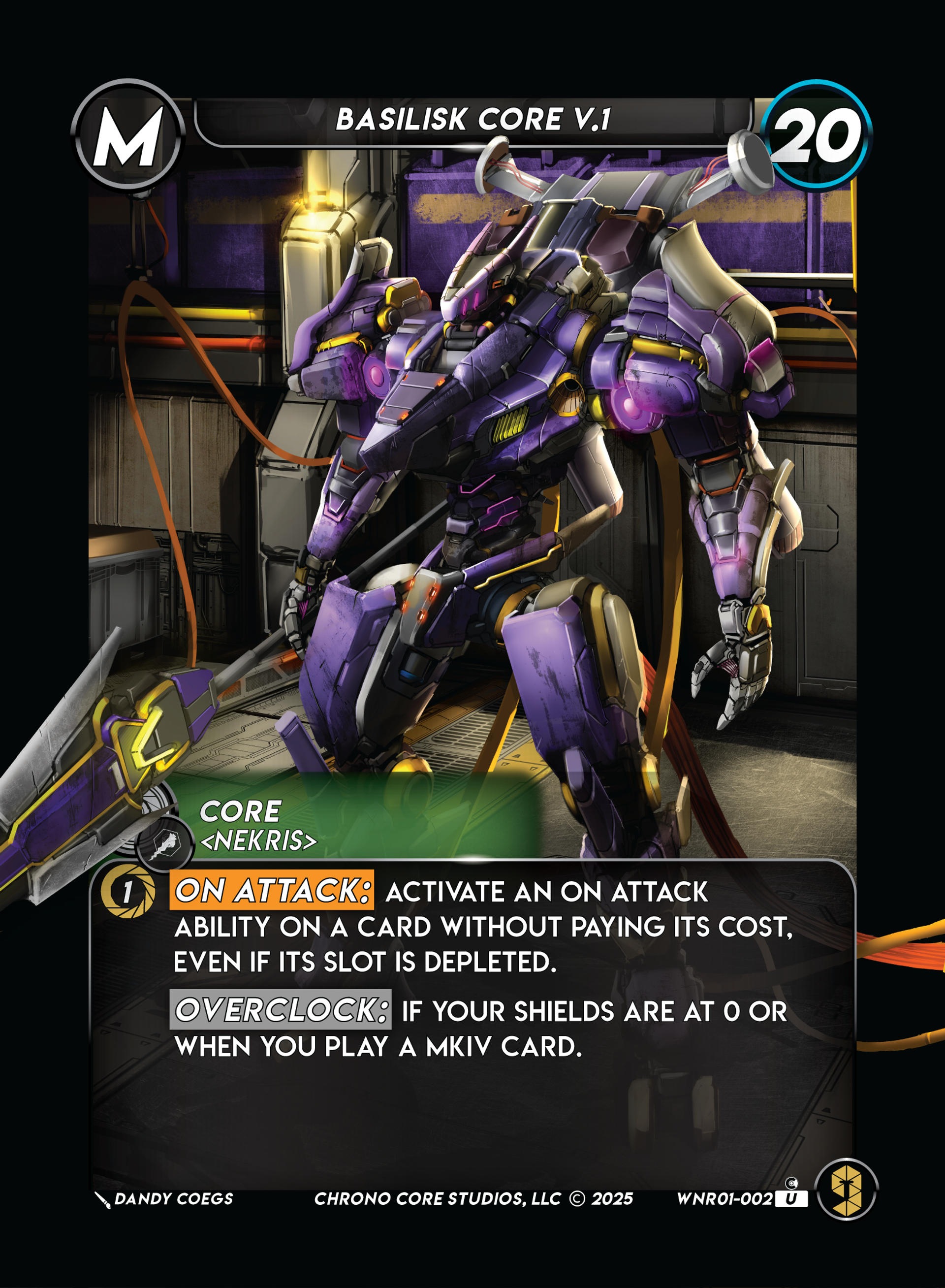 Basilisk Core V.1 — War of the Nine Realms — Chrono Core