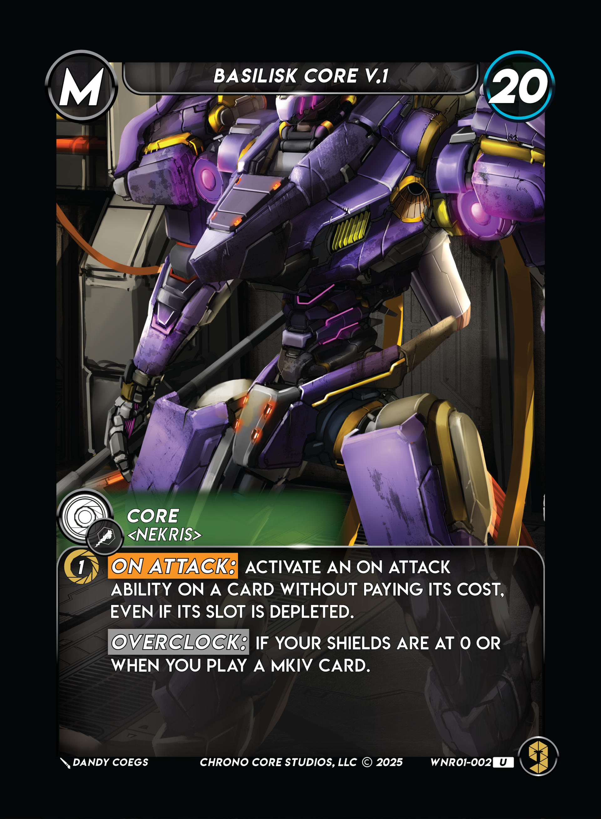Basilisk Core V.1 — War of the Nine Realms — Chrono Core