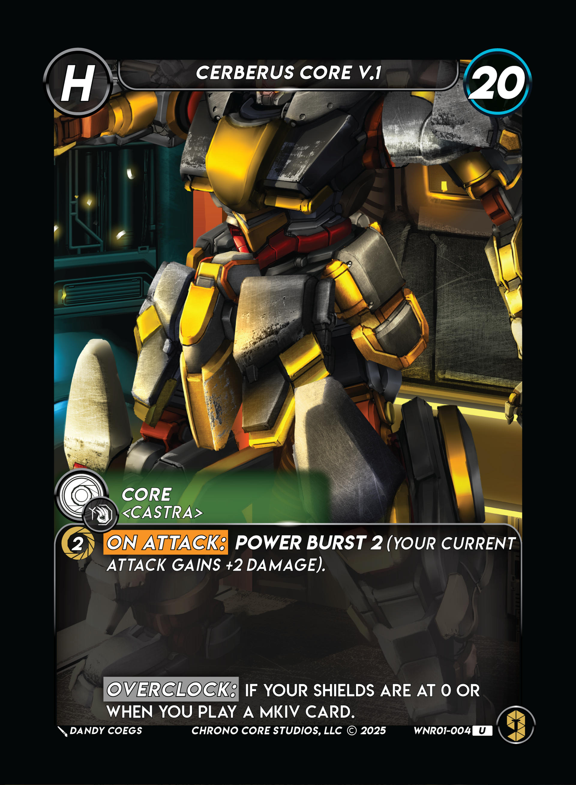 Cerberus Core V.1 — War of the Nine Realms — Chrono Core