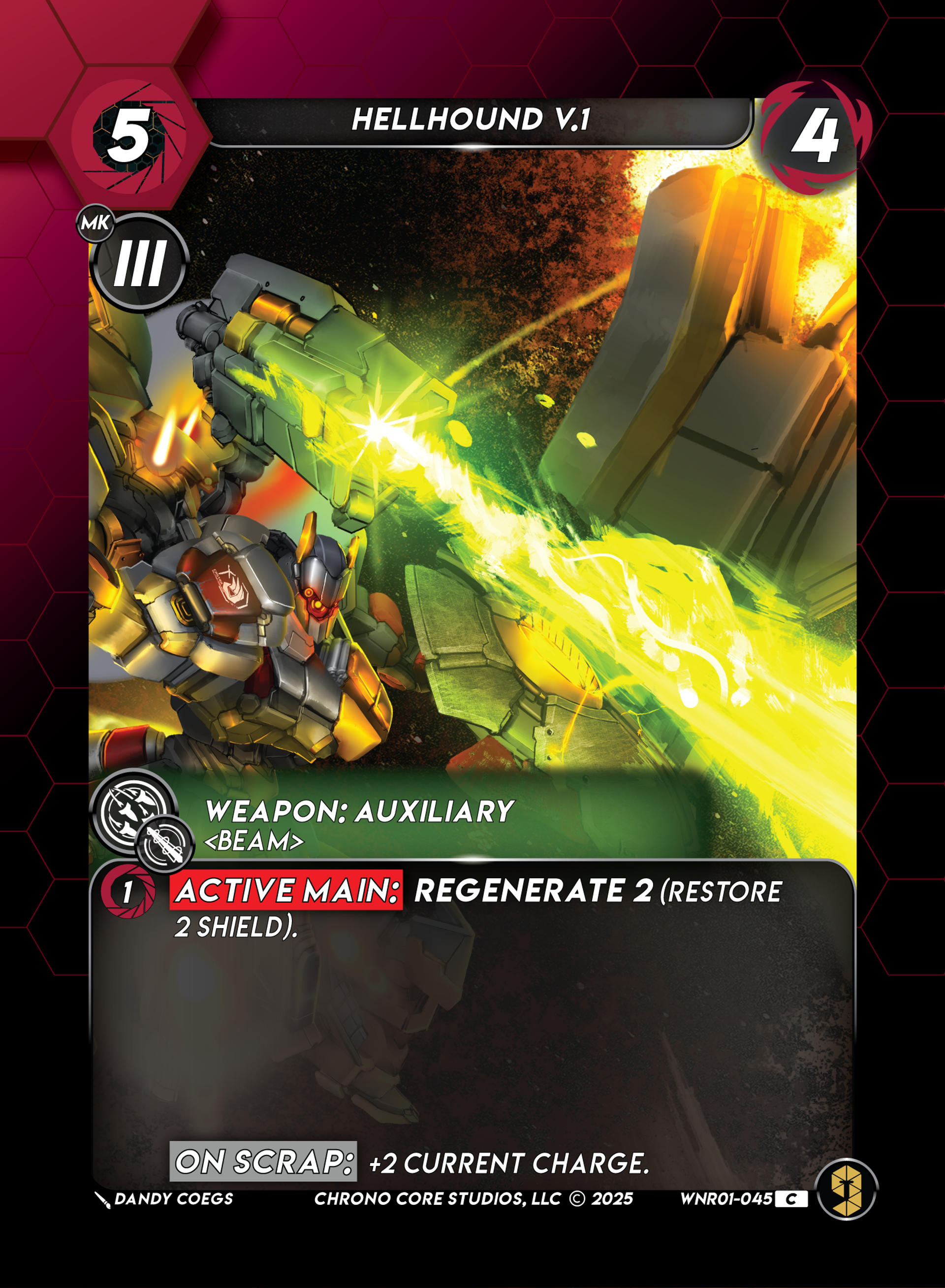 Hellhound V.1 — War of the Nine Realms — Chrono Core