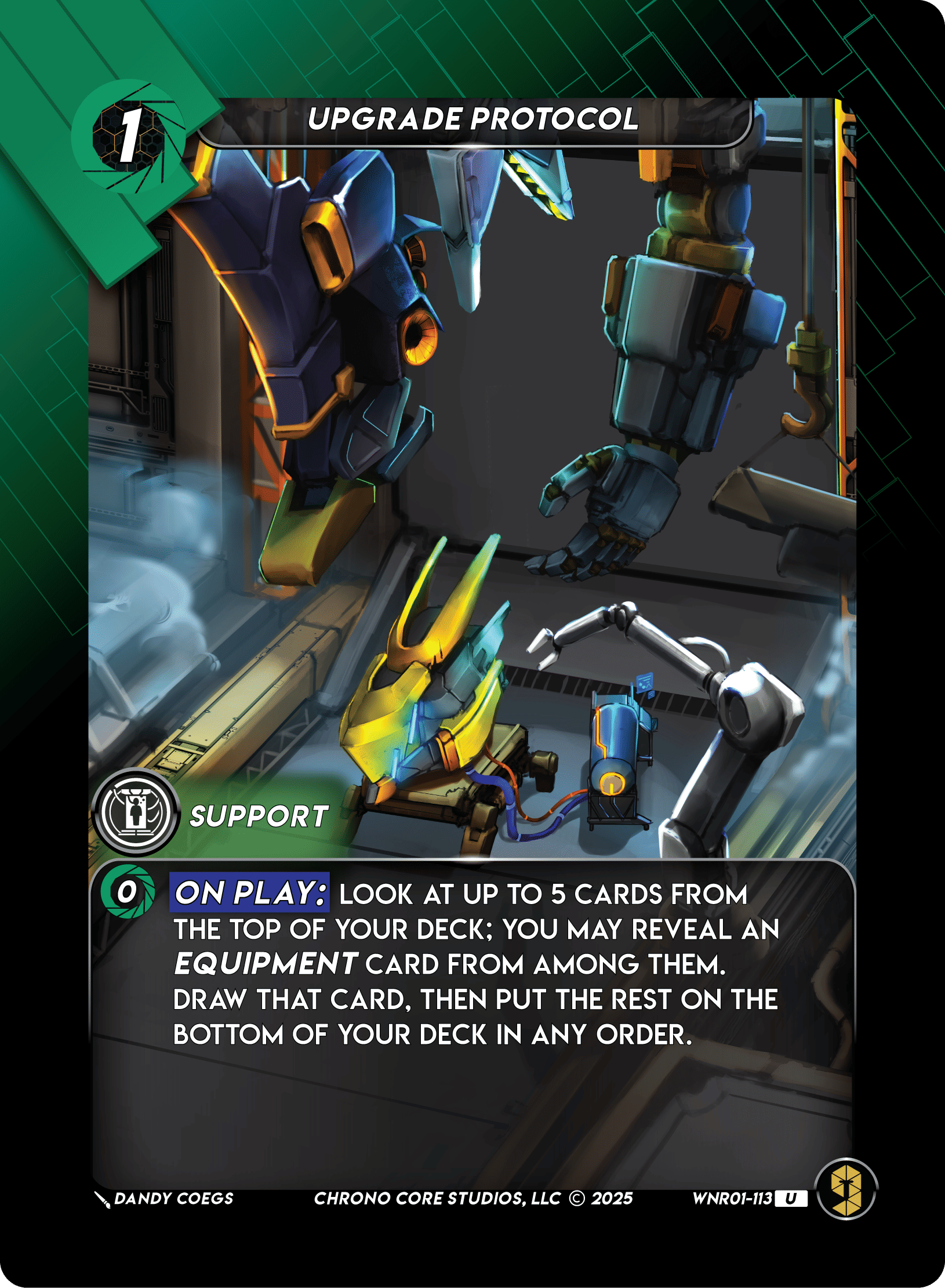 Upgrade Protocol — War of the Nine Realms — Chrono Core