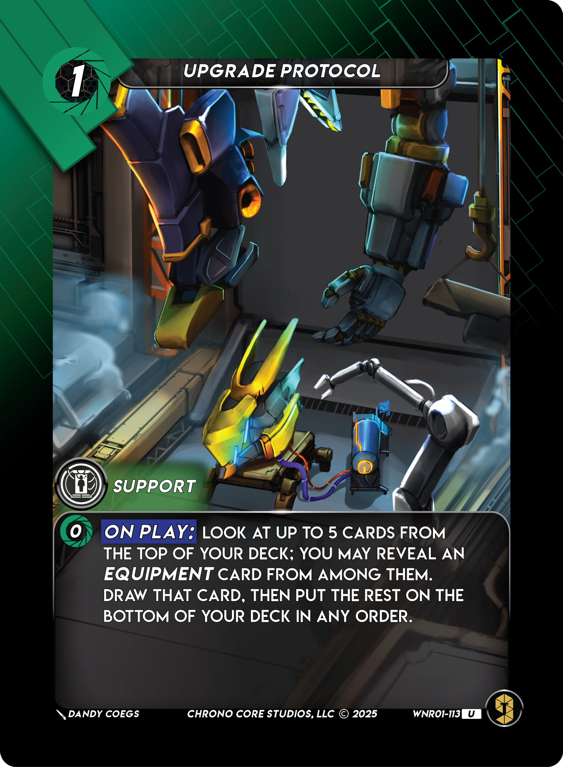 Upgrade Protocol — War of the Nine Realms — Chrono Core