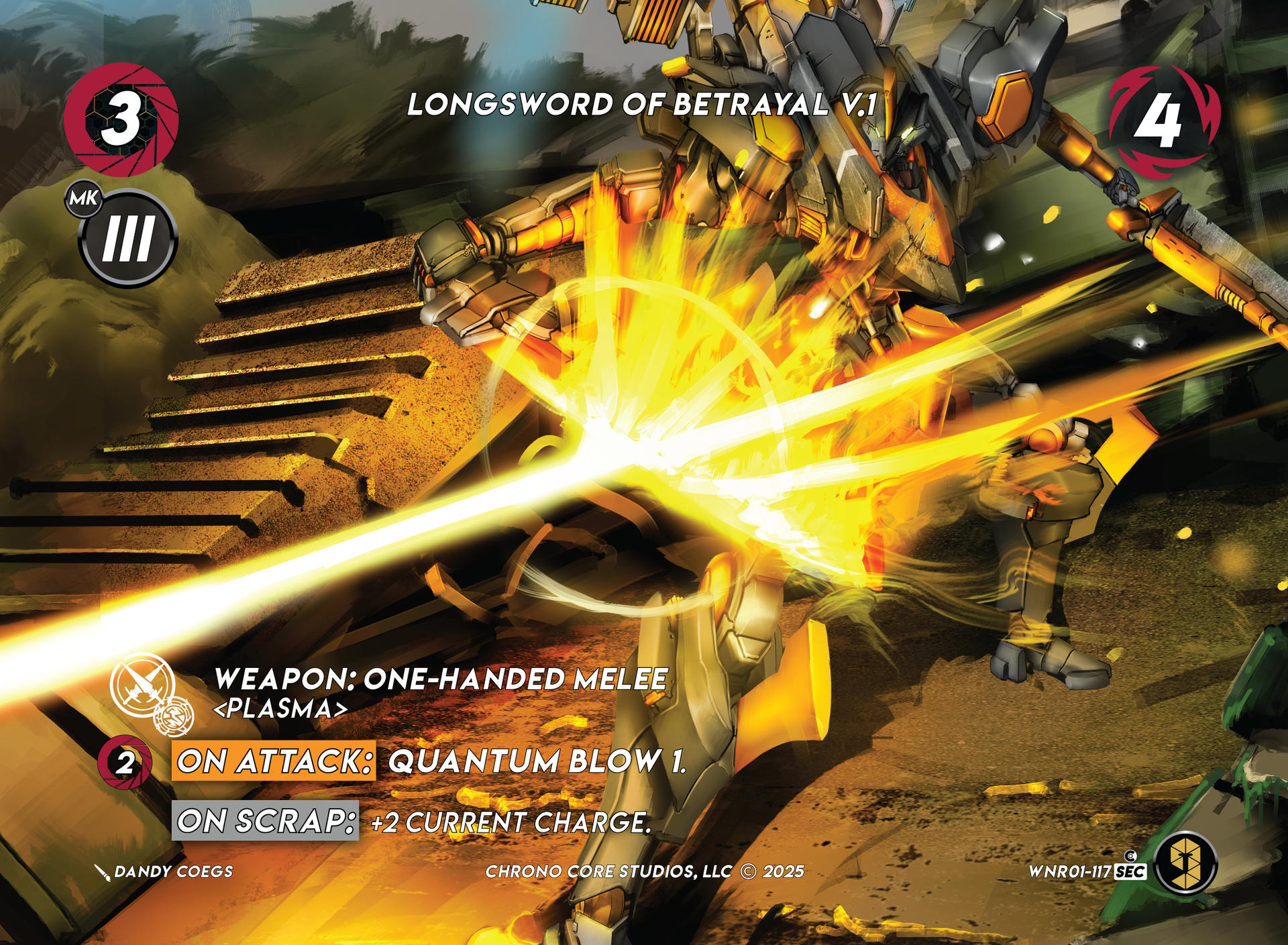 Longsword of Betrayal V.1 — War of the Nine Realms — Chrono Core