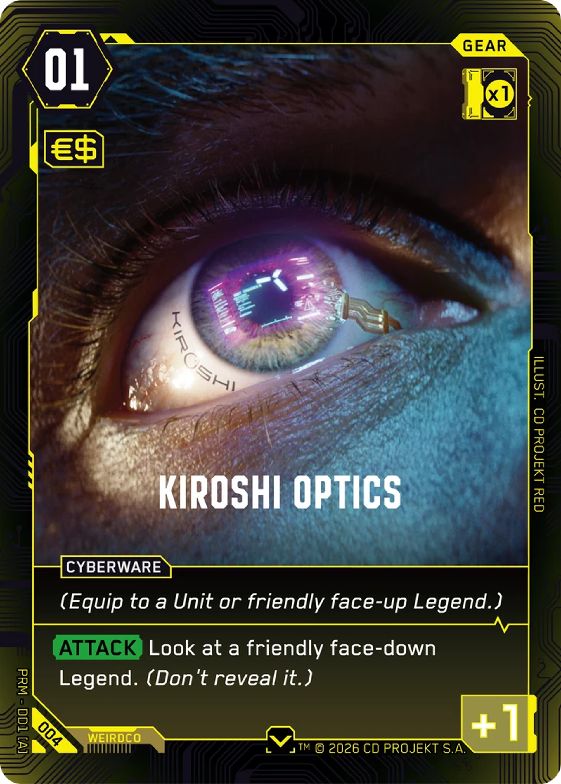 Kiroshi Optics — Merc Demo Deck — Cyberpunk TCG