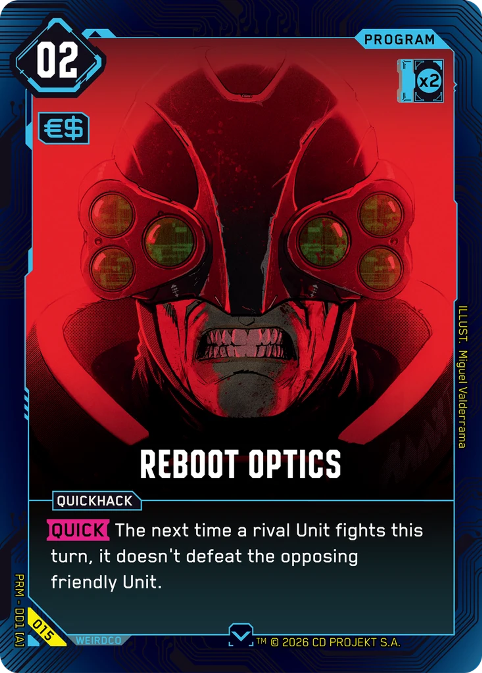 Reboot Optics — Merc Demo Deck — Cyberpunk TCG