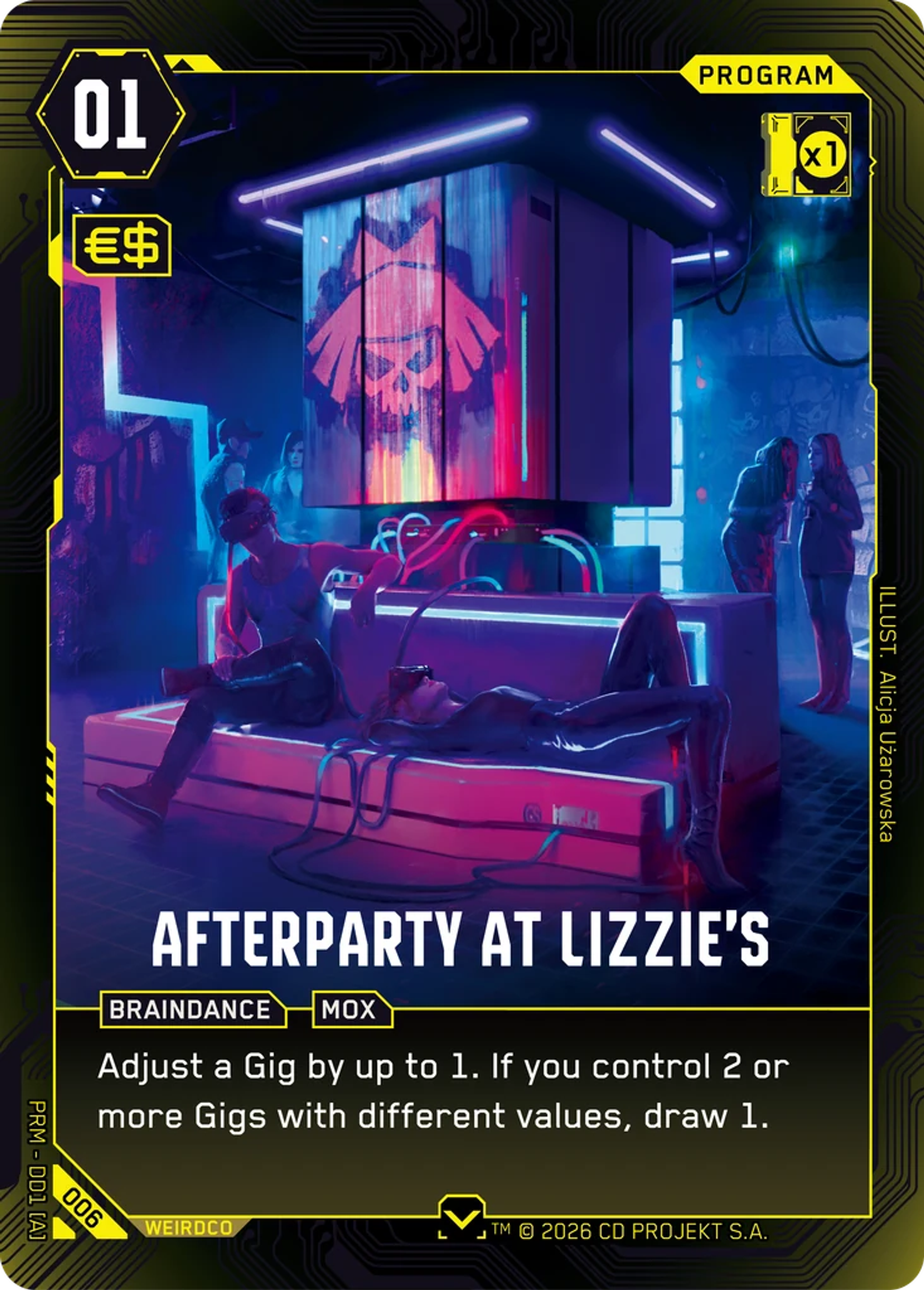 Afterparty at Lizzie's — Merc Demo Deck — Cyberpunk TCG