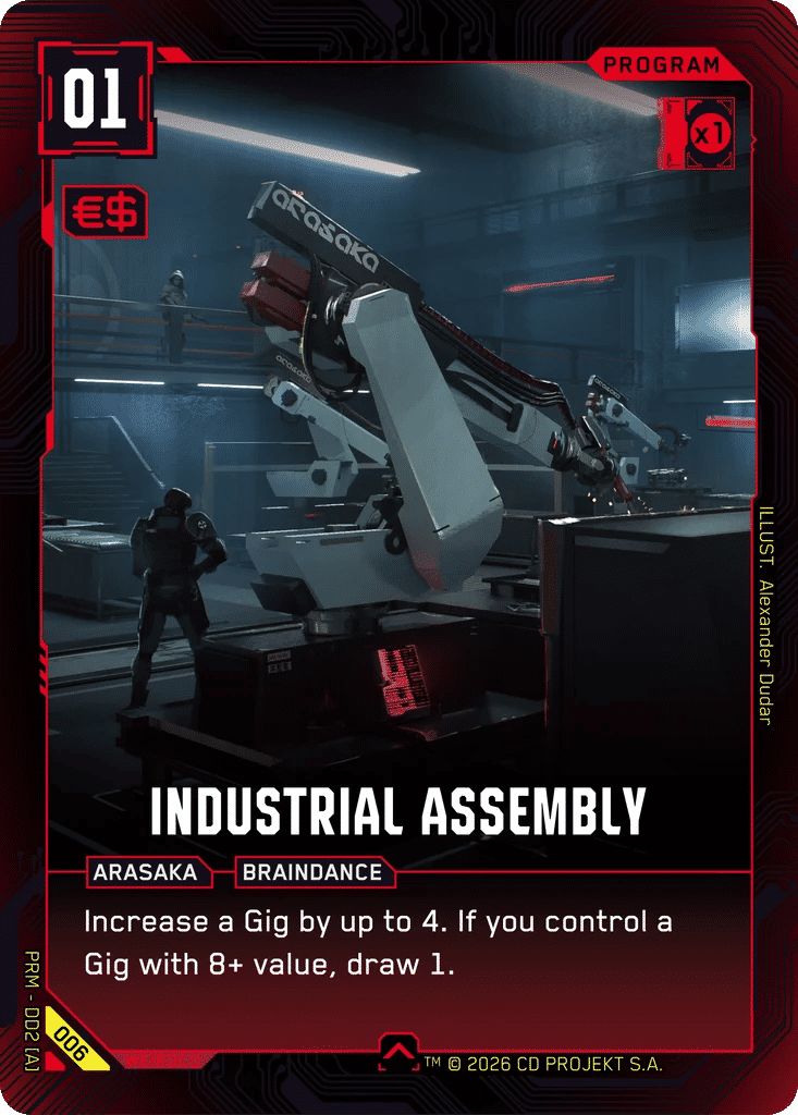 Industrial Assembly — Arasaka Demo Deck — Cyberpunk TCG