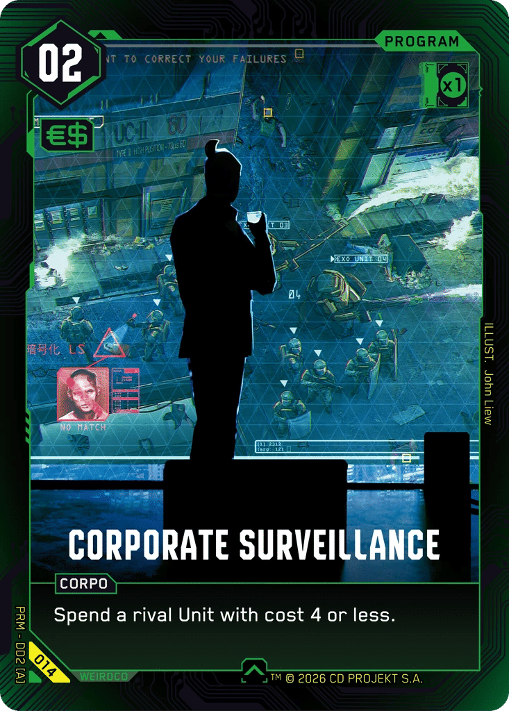 Corporate Surveillance — Arasaka Demo Deck — Cyberpunk TCG