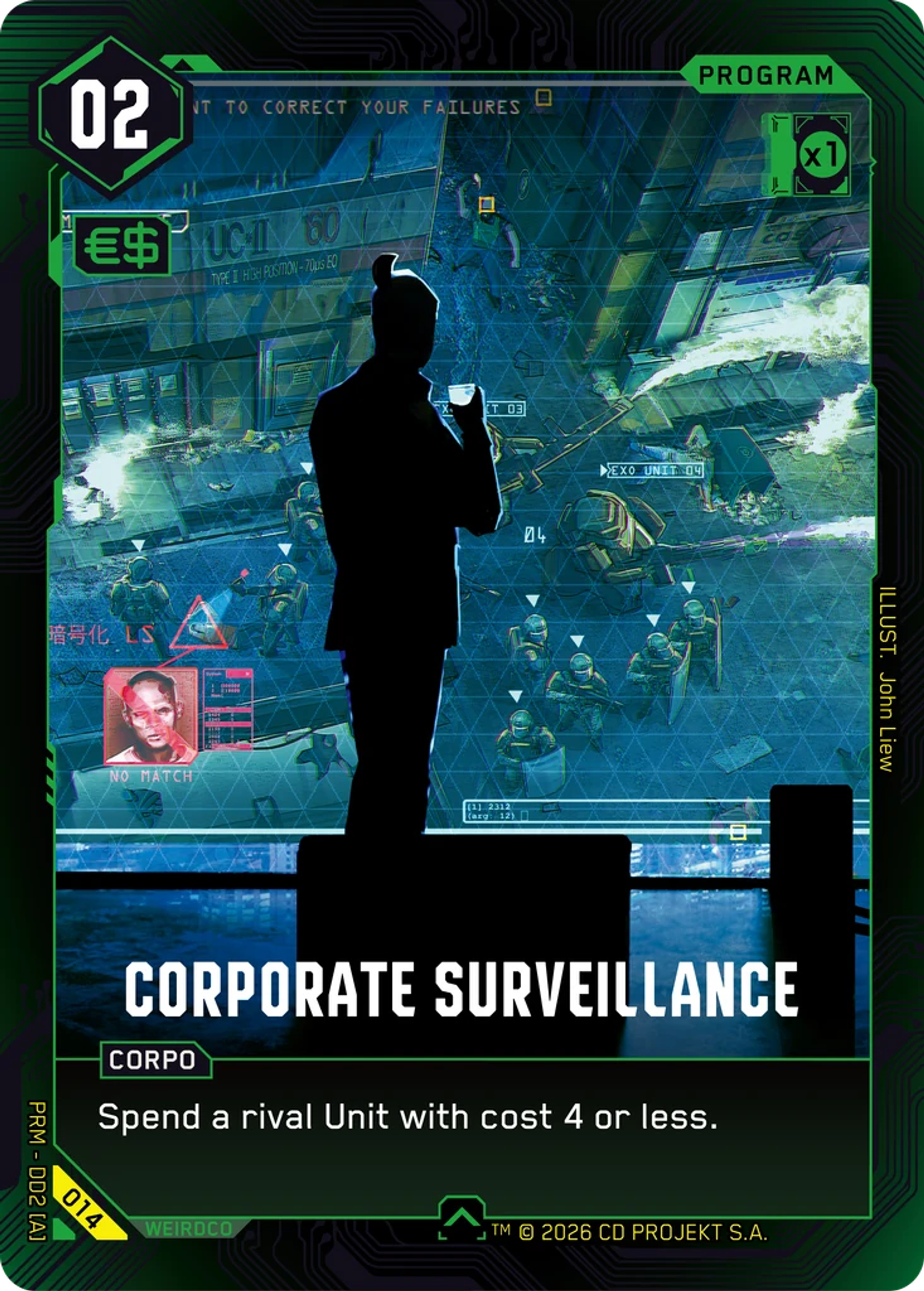 Corporate Surveillance — Arasaka Demo Deck — Cyberpunk TCG