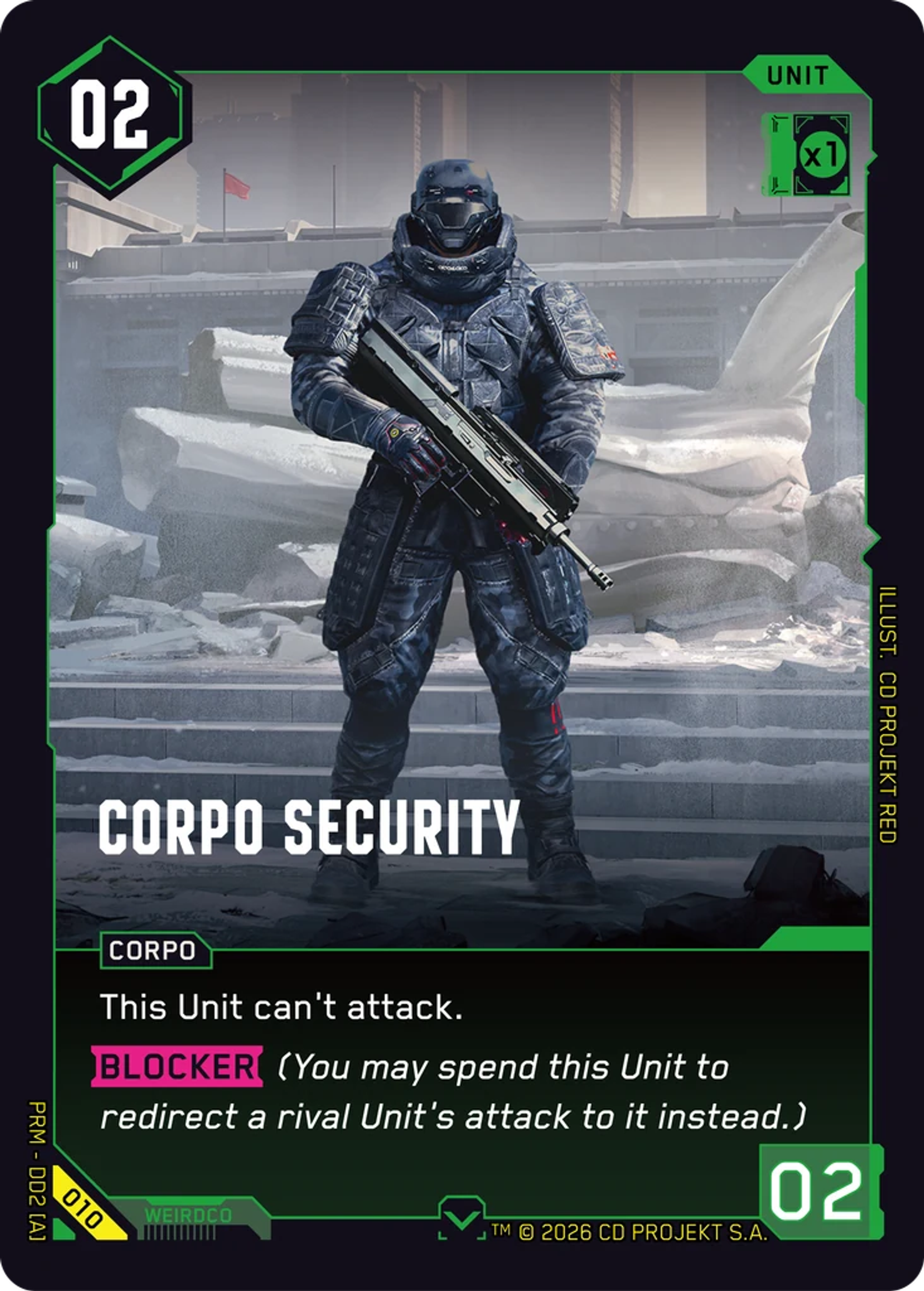 Corpo Security — Arasaka Demo Deck — Cyberpunk TCG