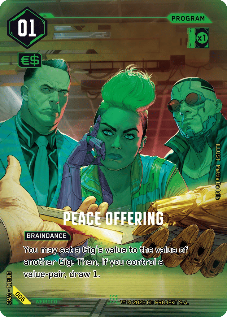 Peace Offering — Edgerunner Open S 1 — Cyberpunk TCG