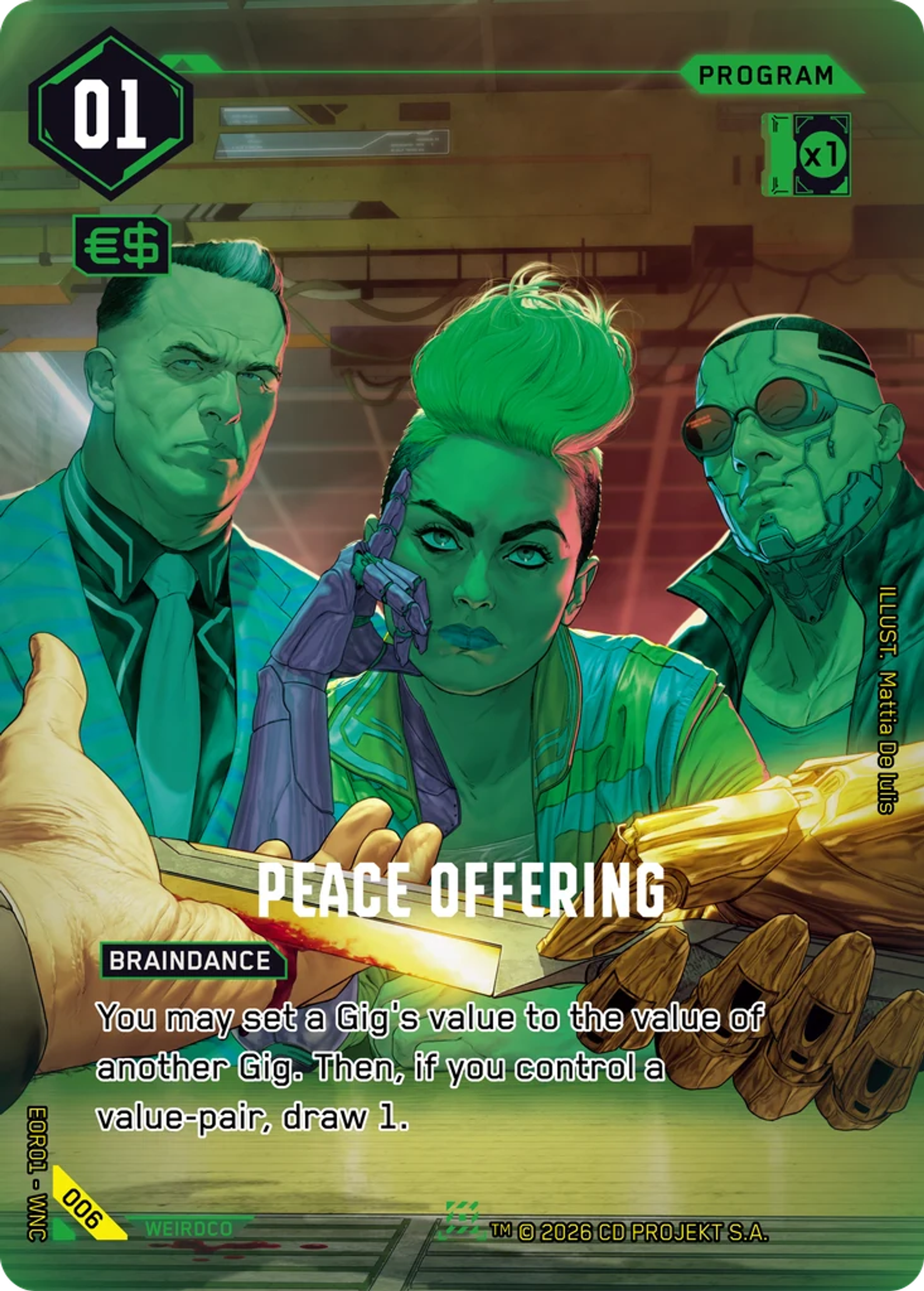 Peace Offering — Edgerunner Open S 1 — Cyberpunk TCG