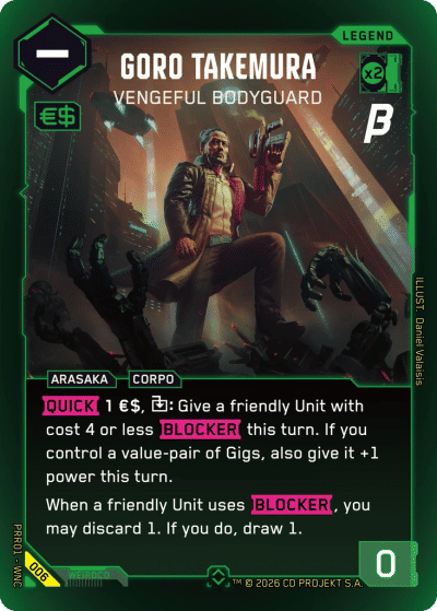 Goro Takemura: Vengeful Bodyguard