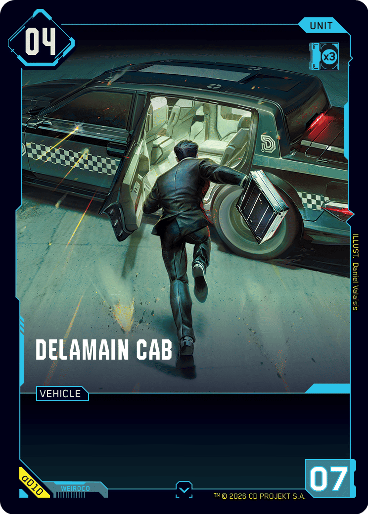 Delamain Cab — Alpha Kit Set — Cyberpunk TCG