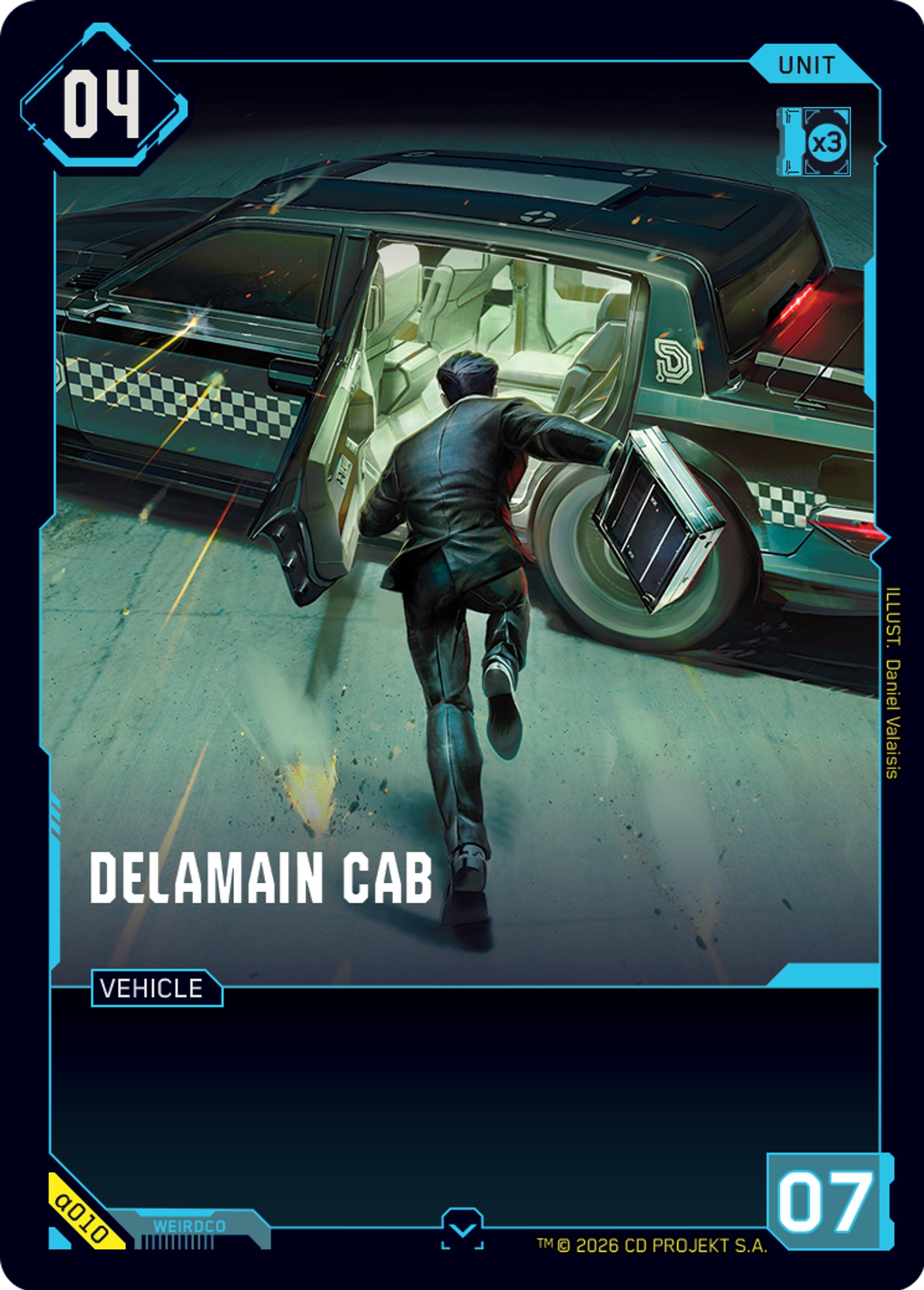 Delamain Cab — Alpha Kit Set — Cyberpunk TCG