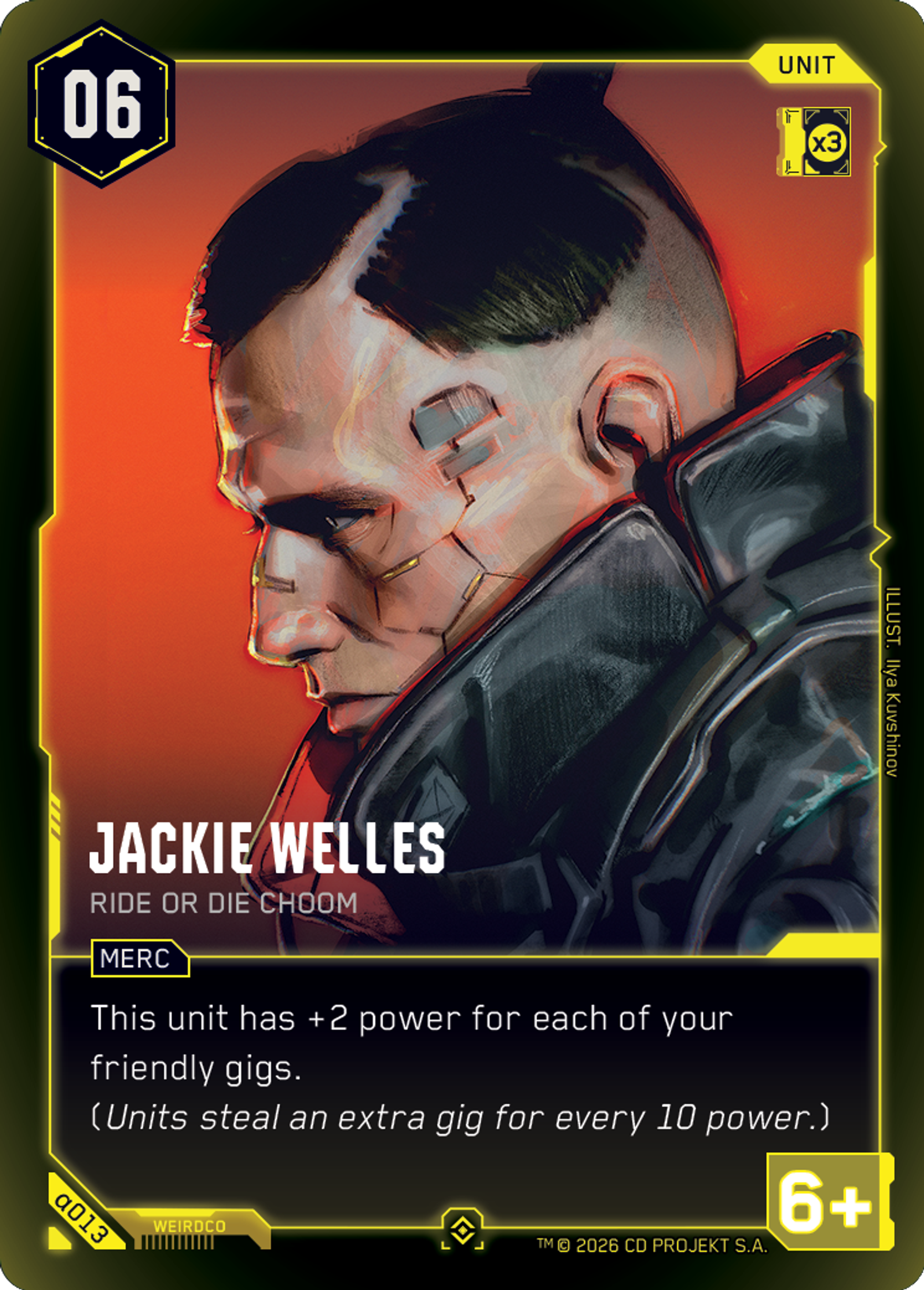 Jackie Welles - Ride Or DIe Choom — Alpha Kit Set — Cyberpunk TCG