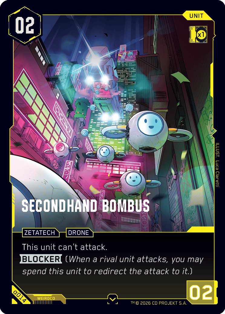 Secondhand Bombus — Alpha Kit Set — Cyberpunk TCG