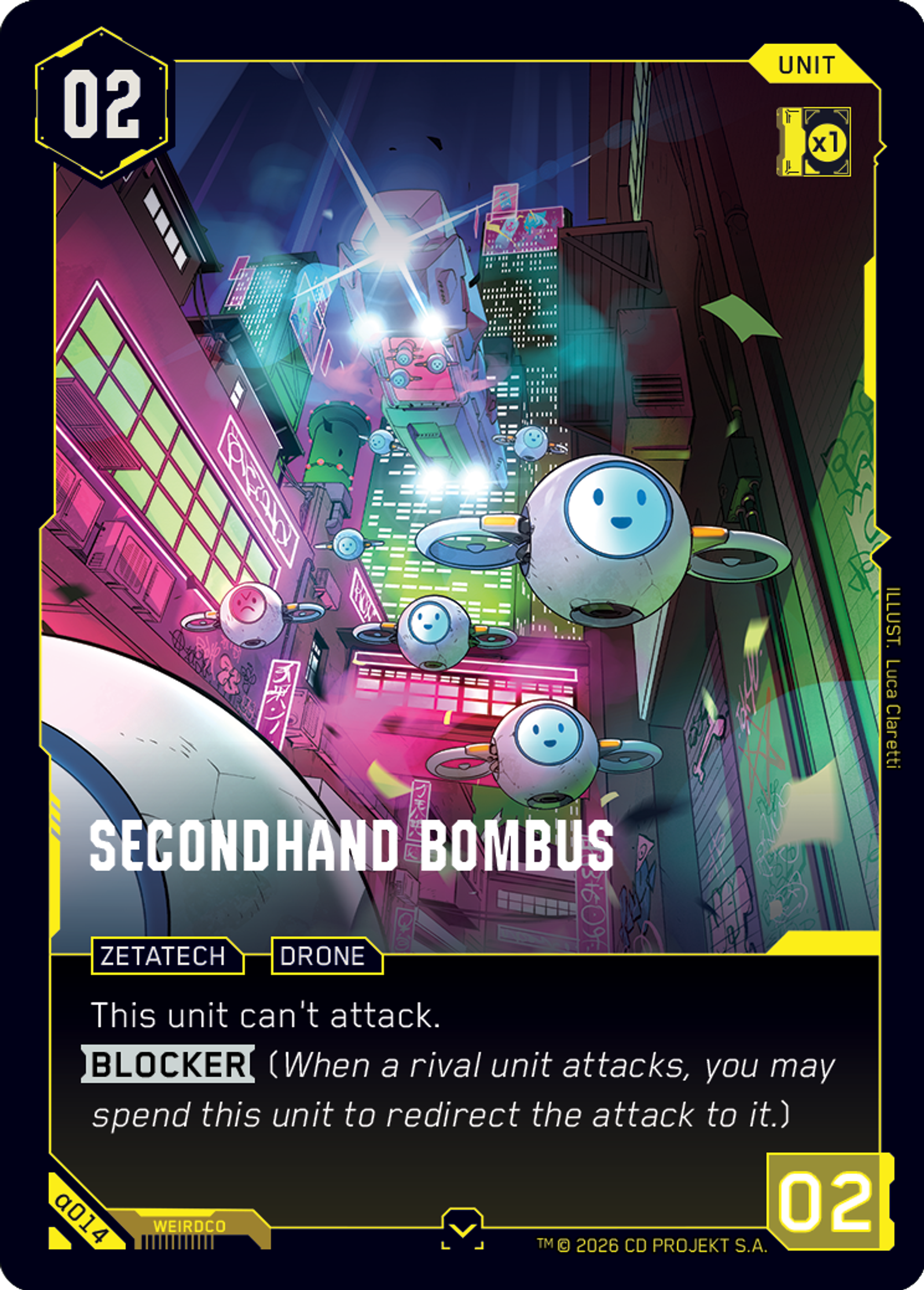 Secondhand Bombus — Alpha Kit Set — Cyberpunk TCG