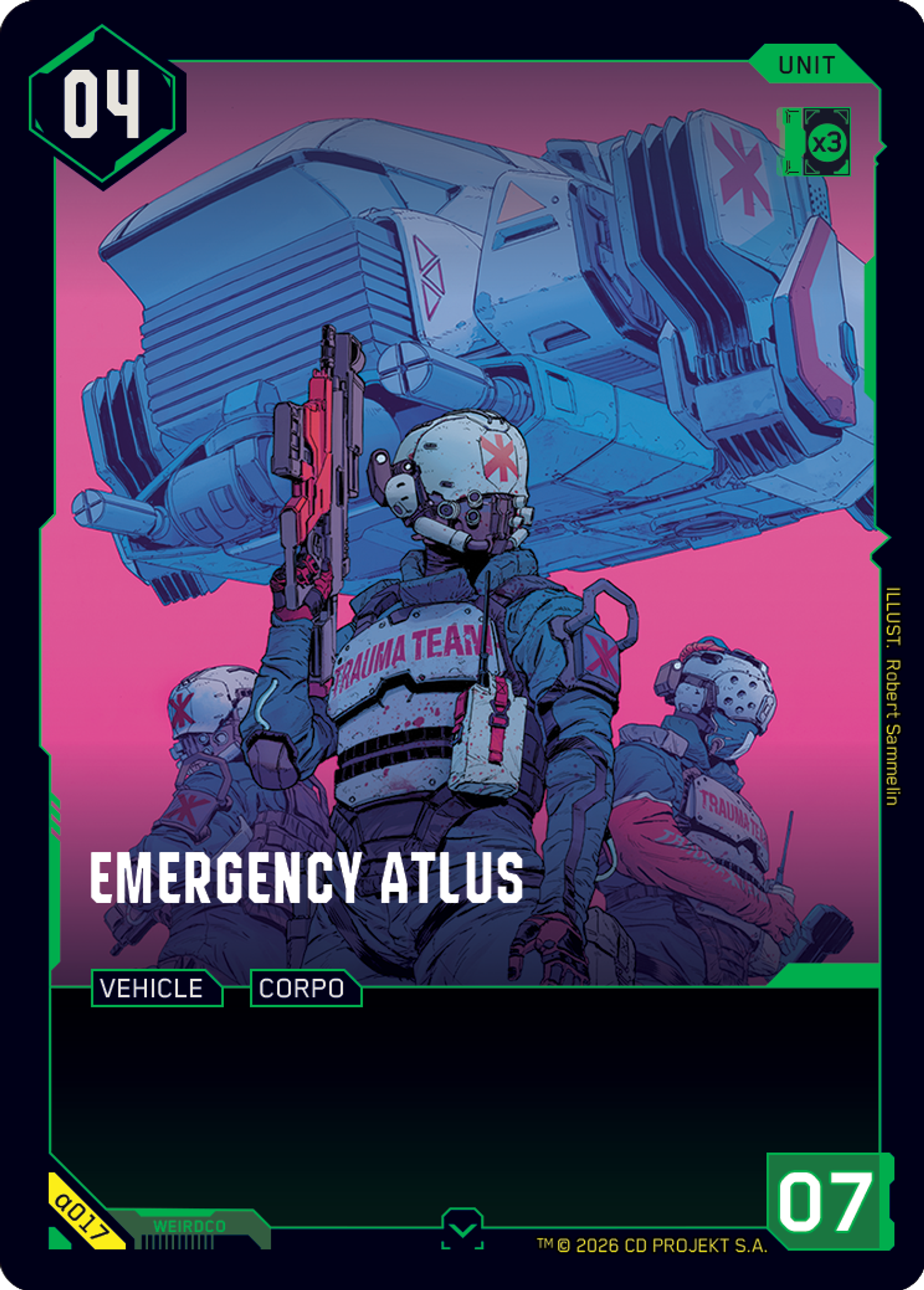 Emergency Atlus — Alpha Kit Set — Cyberpunk TCG