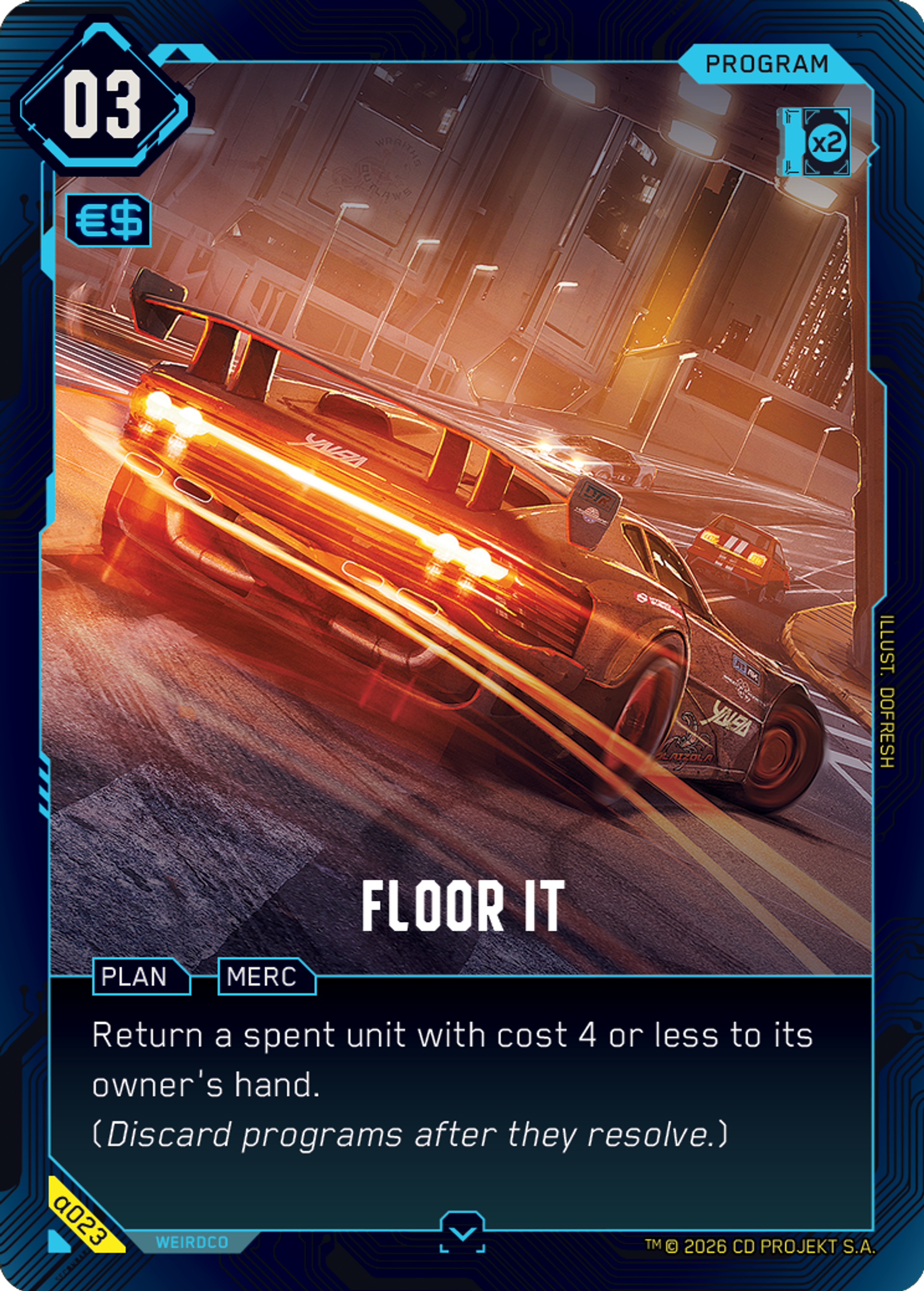 Floor It — Alpha Kit Set — Cyberpunk TCG