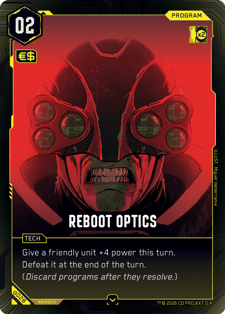 Reboot Optics — Alpha Kit Set — Cyberpunk TCG